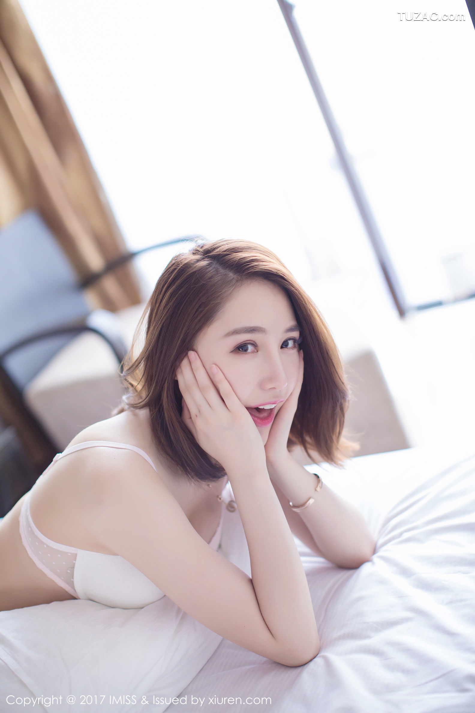 IMiss爱蜜社-160-刘奕宁-沙巴旅拍-性感内衣秀