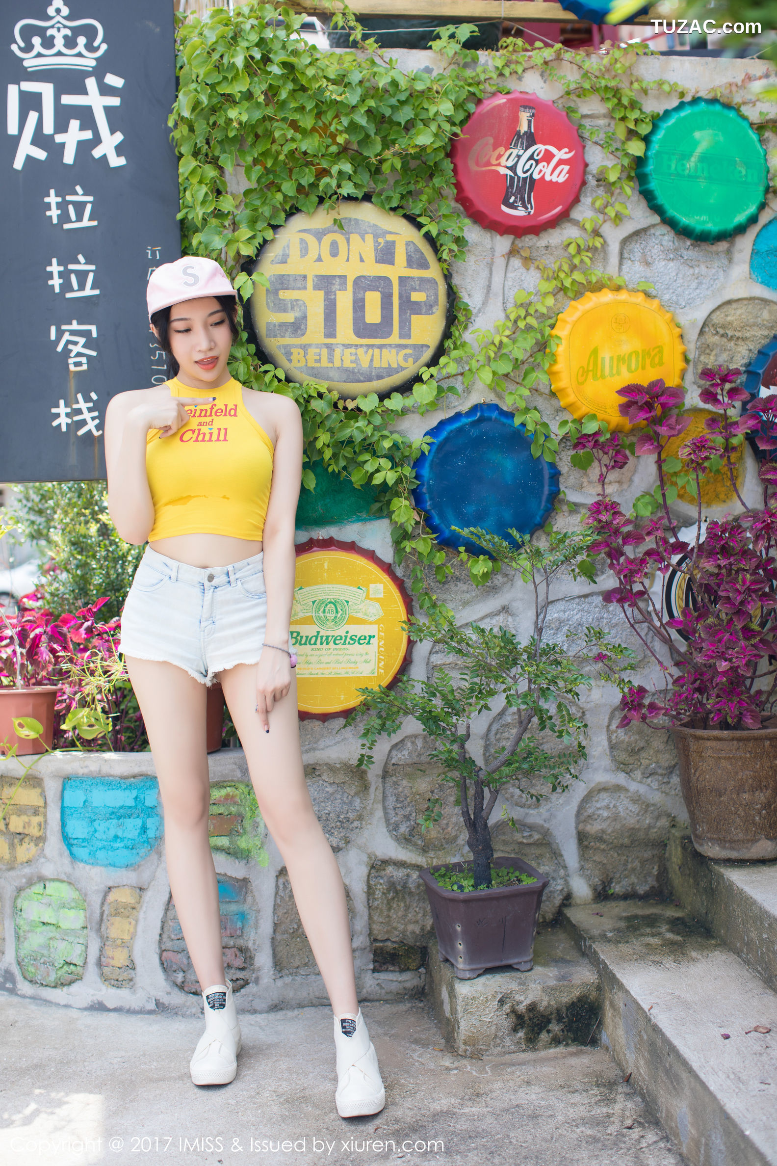 IMiss爱蜜社-180-小狐狸Sica-户外牛仔短裤系列