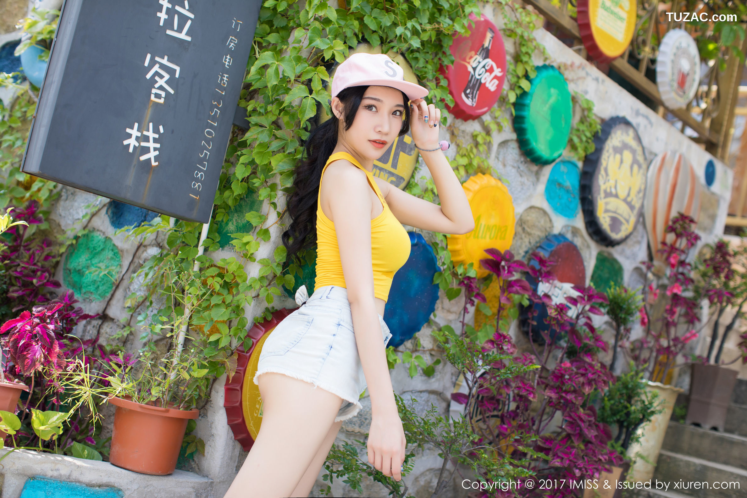 IMiss爱蜜社-180-小狐狸Sica-户外牛仔短裤系列