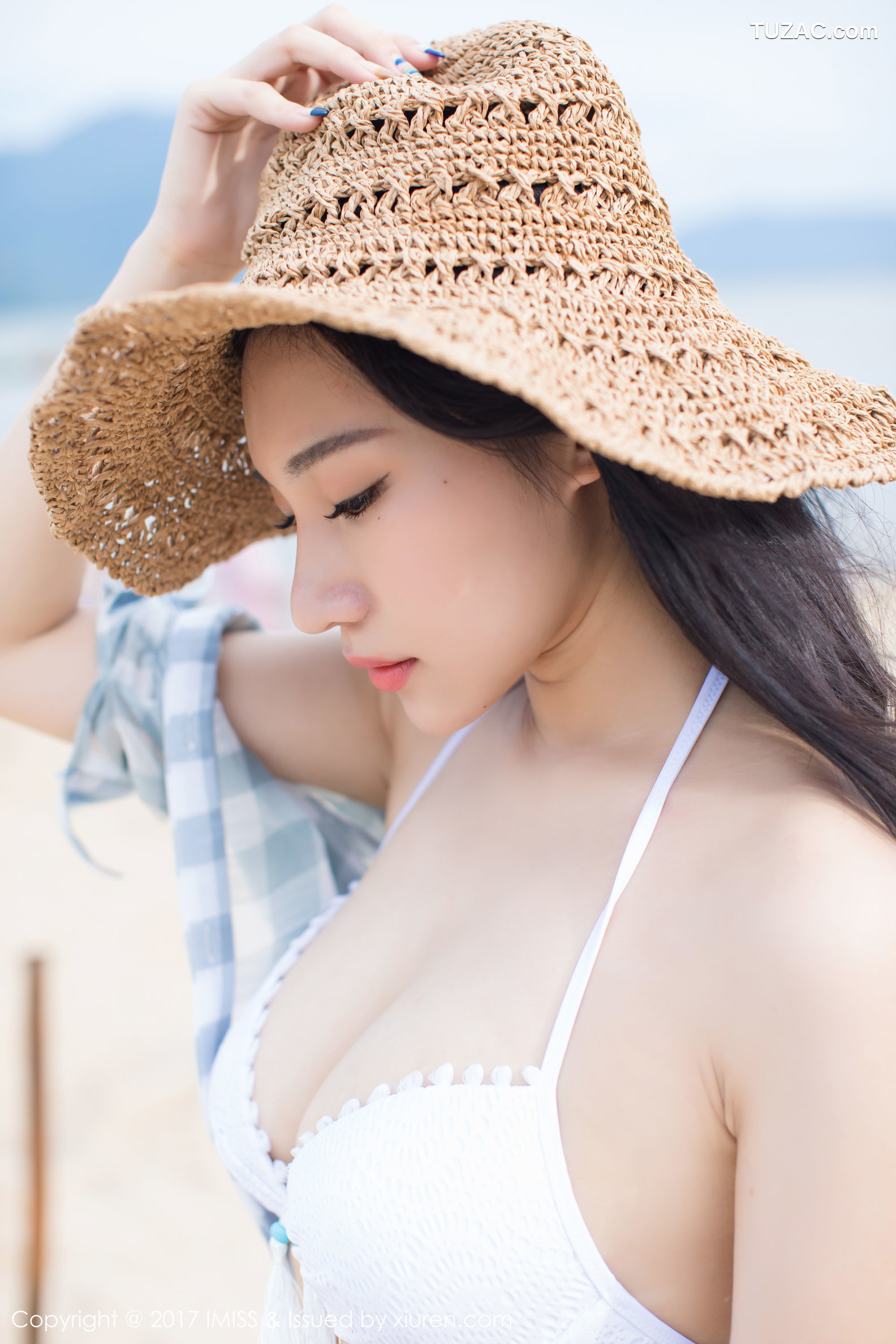 IMiss爱蜜社-182-小狐狸Sica-七夕情人节福利海边沙滩性感比基尼