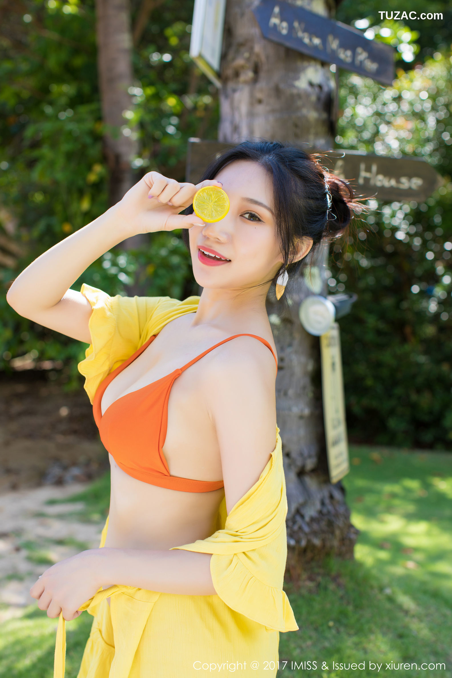 IMiss爱蜜社-202-小狐狸Sica-甲米旅拍-比基尼湿身系列