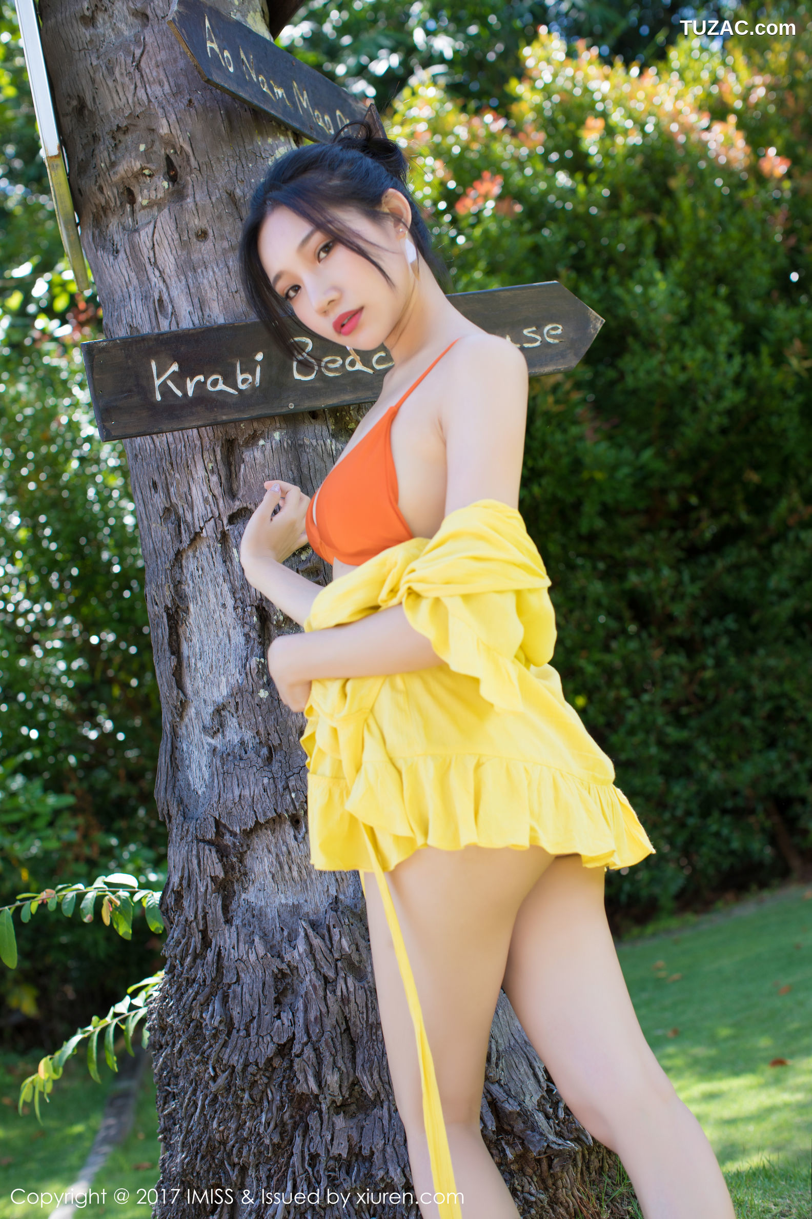 IMiss爱蜜社-202-小狐狸Sica-甲米旅拍-比基尼湿身系列