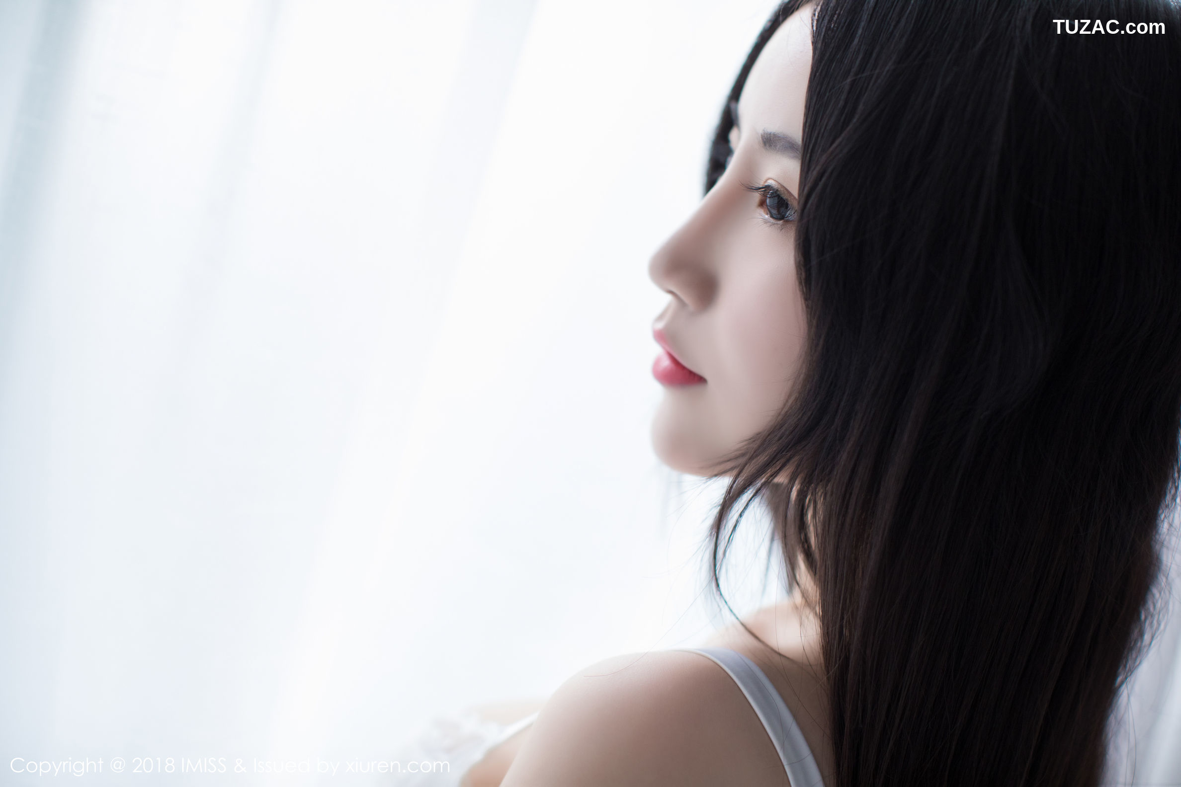 IMiss爱蜜社-236-绯月樱-吊带白色蕾丝内衣