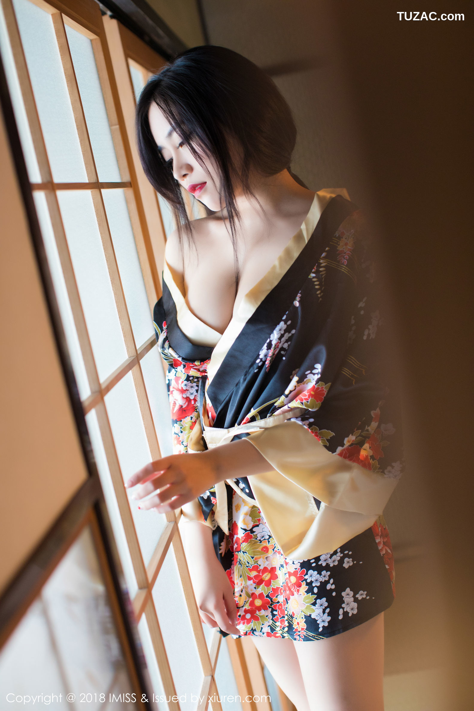 IMiss爱蜜社-254-许诺-北海道旅拍-日系和服诱惑