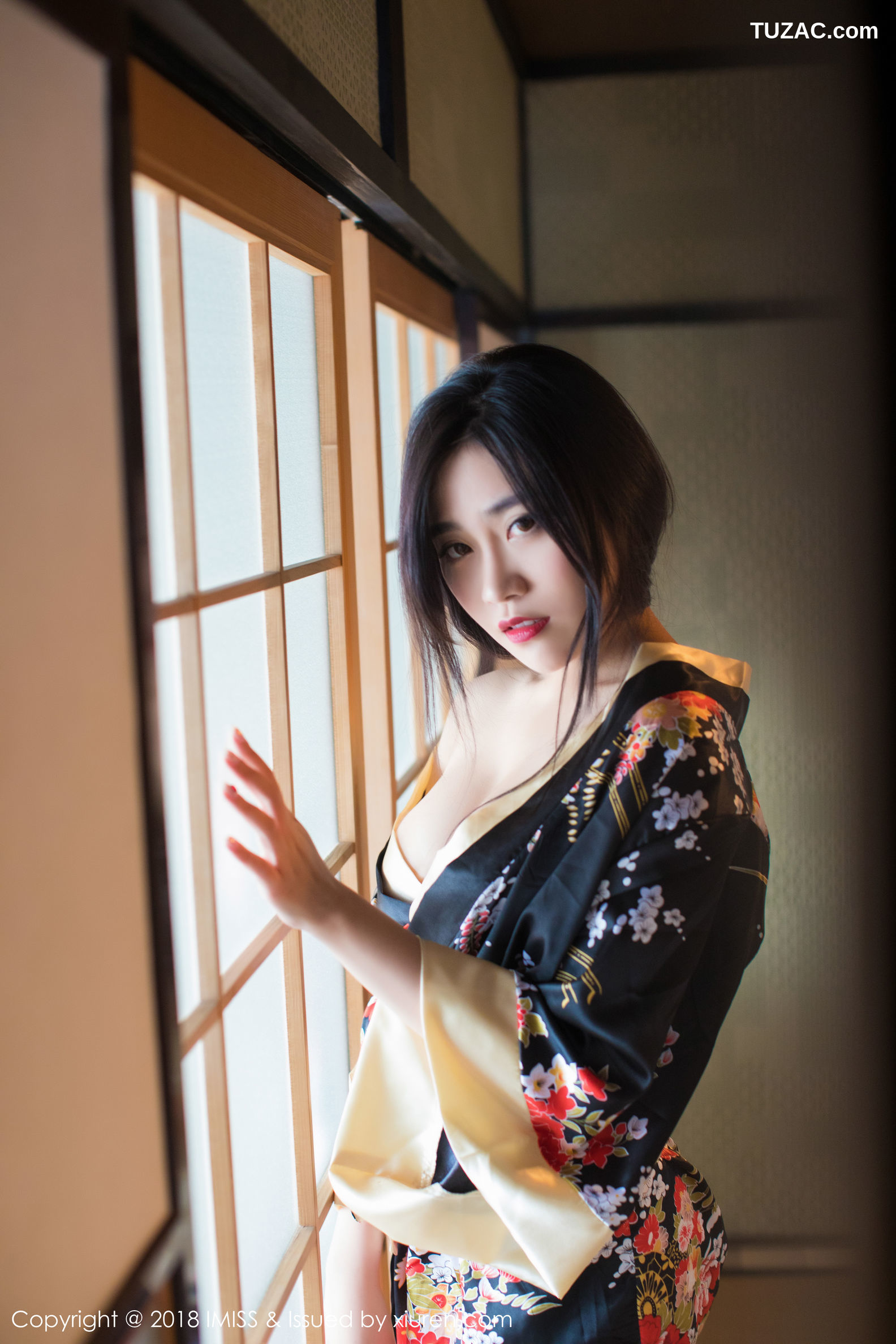 IMiss爱蜜社-254-许诺-北海道旅拍-日系和服诱惑