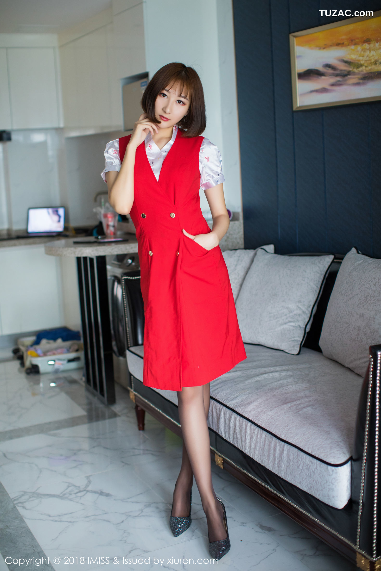 IMiss爱蜜社-276-九尾ivy-空乘制服丝袜美腿诱惑