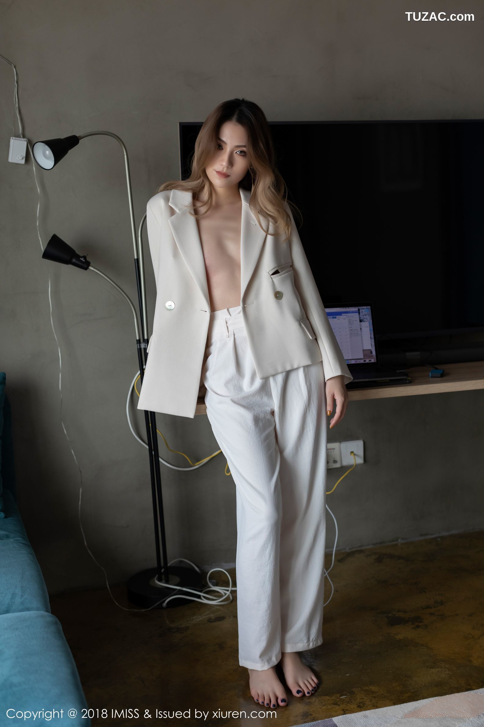 IMiss爱蜜社-304-Arlie-紫色蕾丝内衣