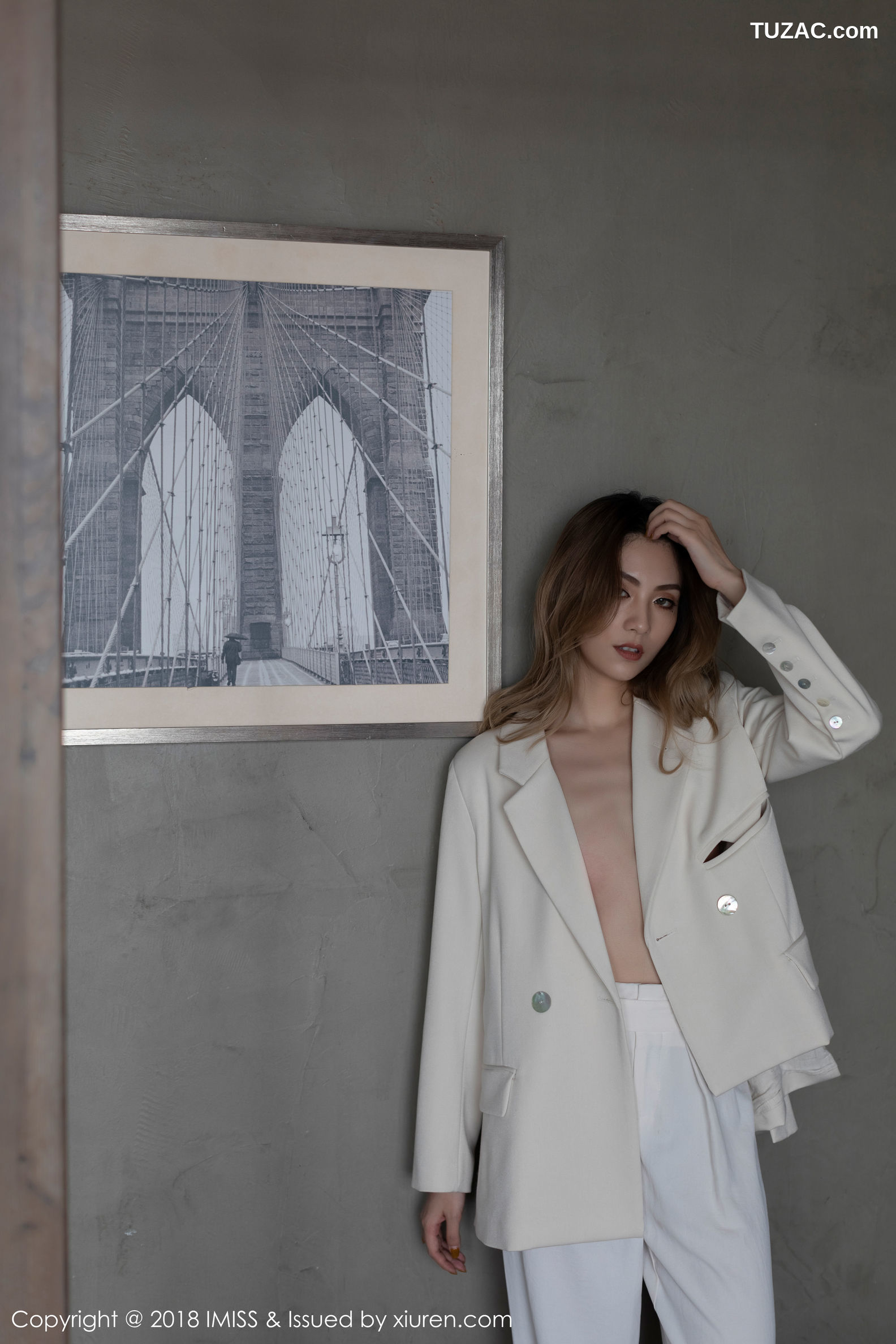 IMiss爱蜜社-304-Arlie-紫色蕾丝内衣