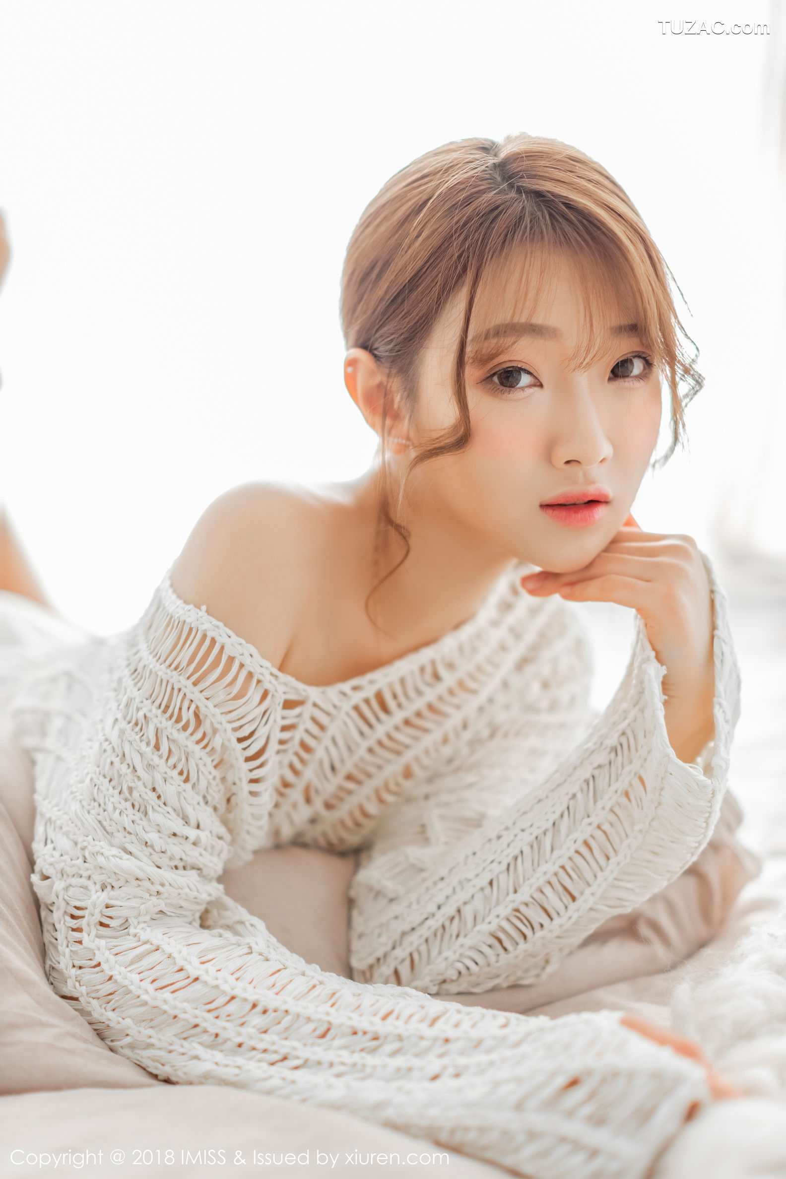 IMiss爱蜜社-306-Bowie宝儿-缕空毛衣性感内衣