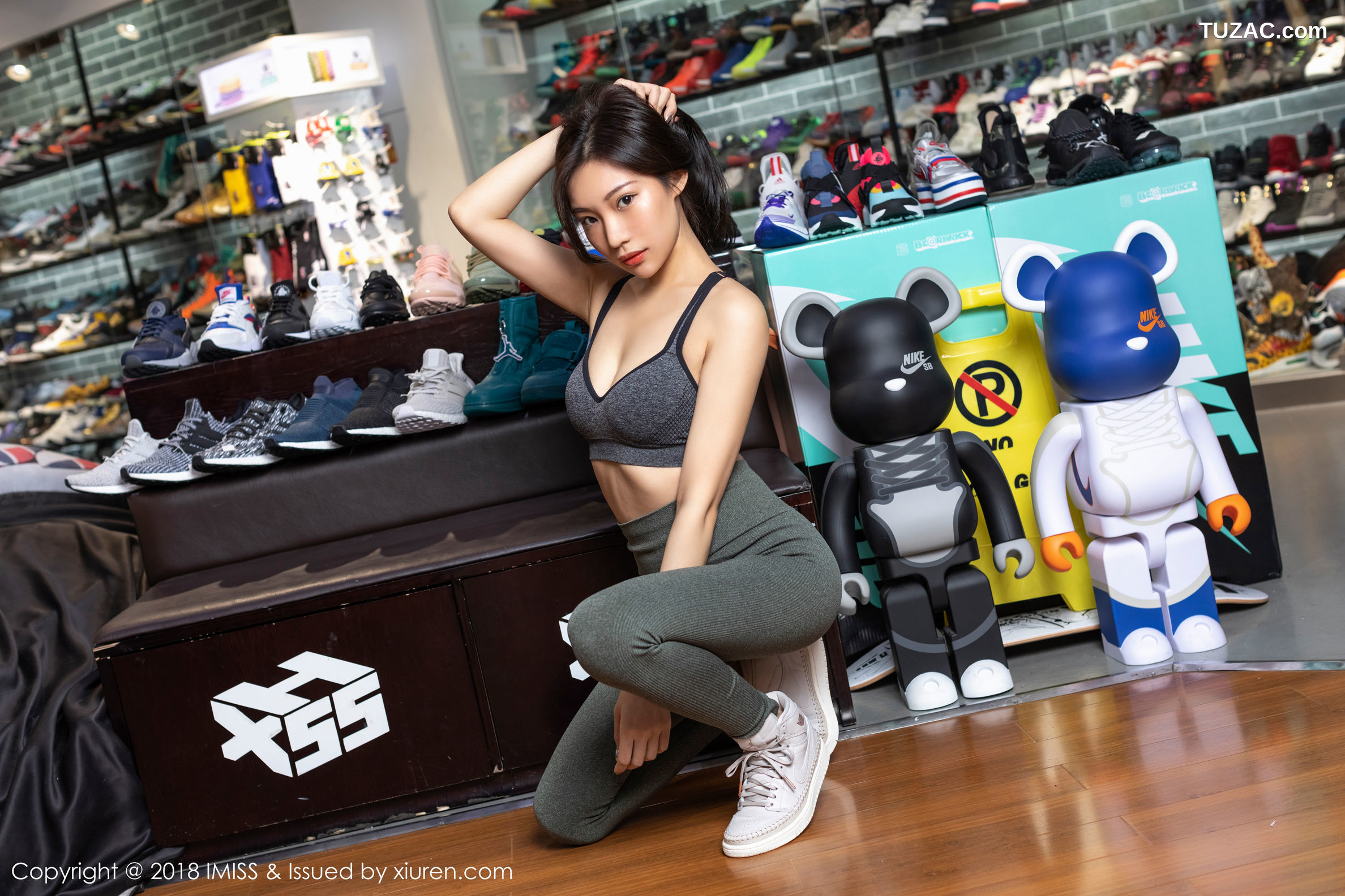 IMiss爱蜜社-309-小狐狸Kathryn-红色内衣肉丝