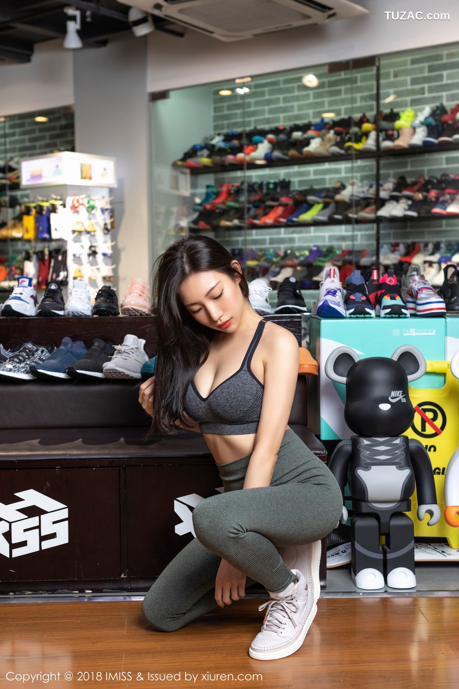 IMiss爱蜜社-309-小狐狸Kathryn-红色内衣肉丝