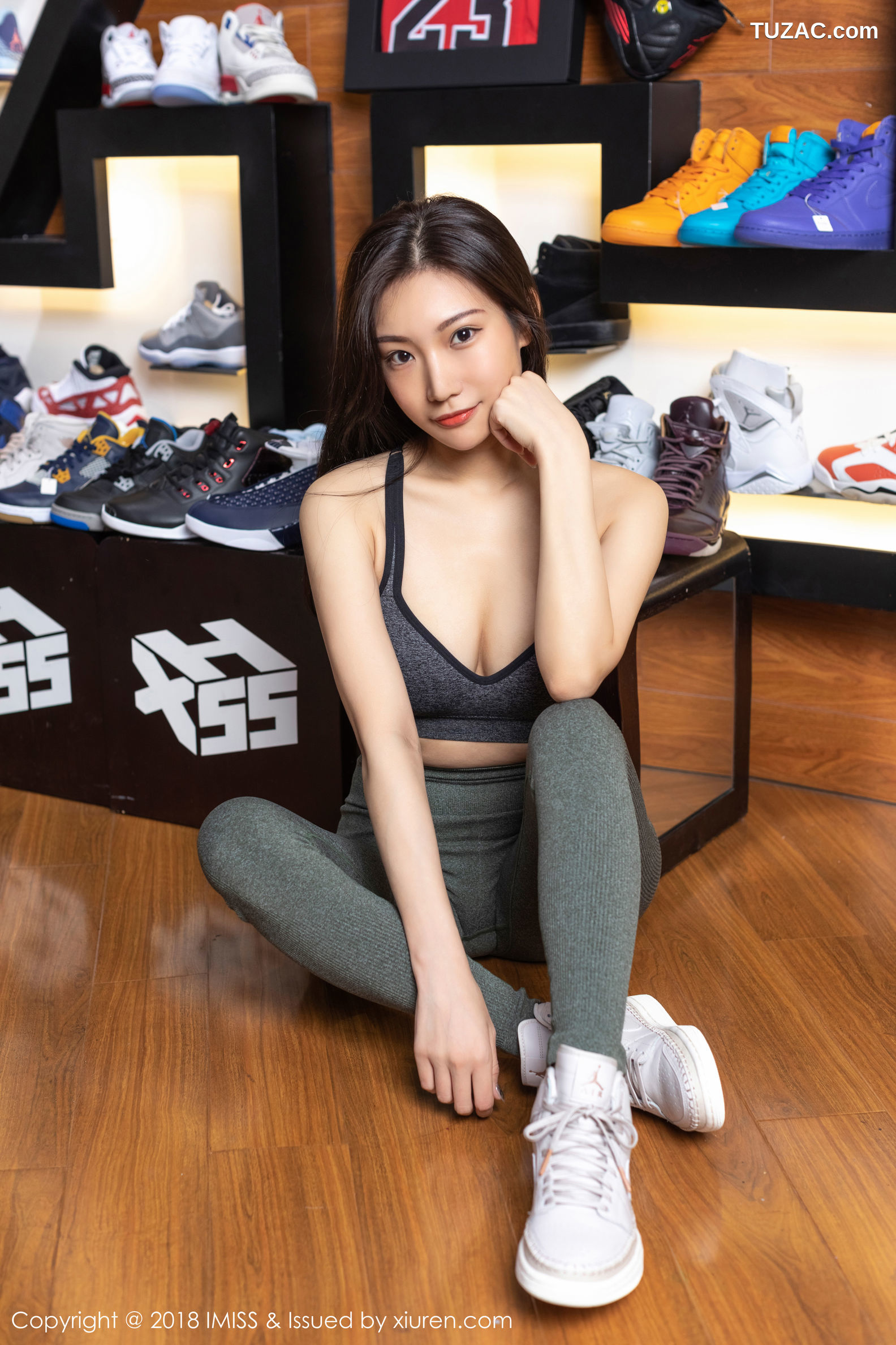 IMiss爱蜜社-309-小狐狸Kathryn-红色内衣肉丝