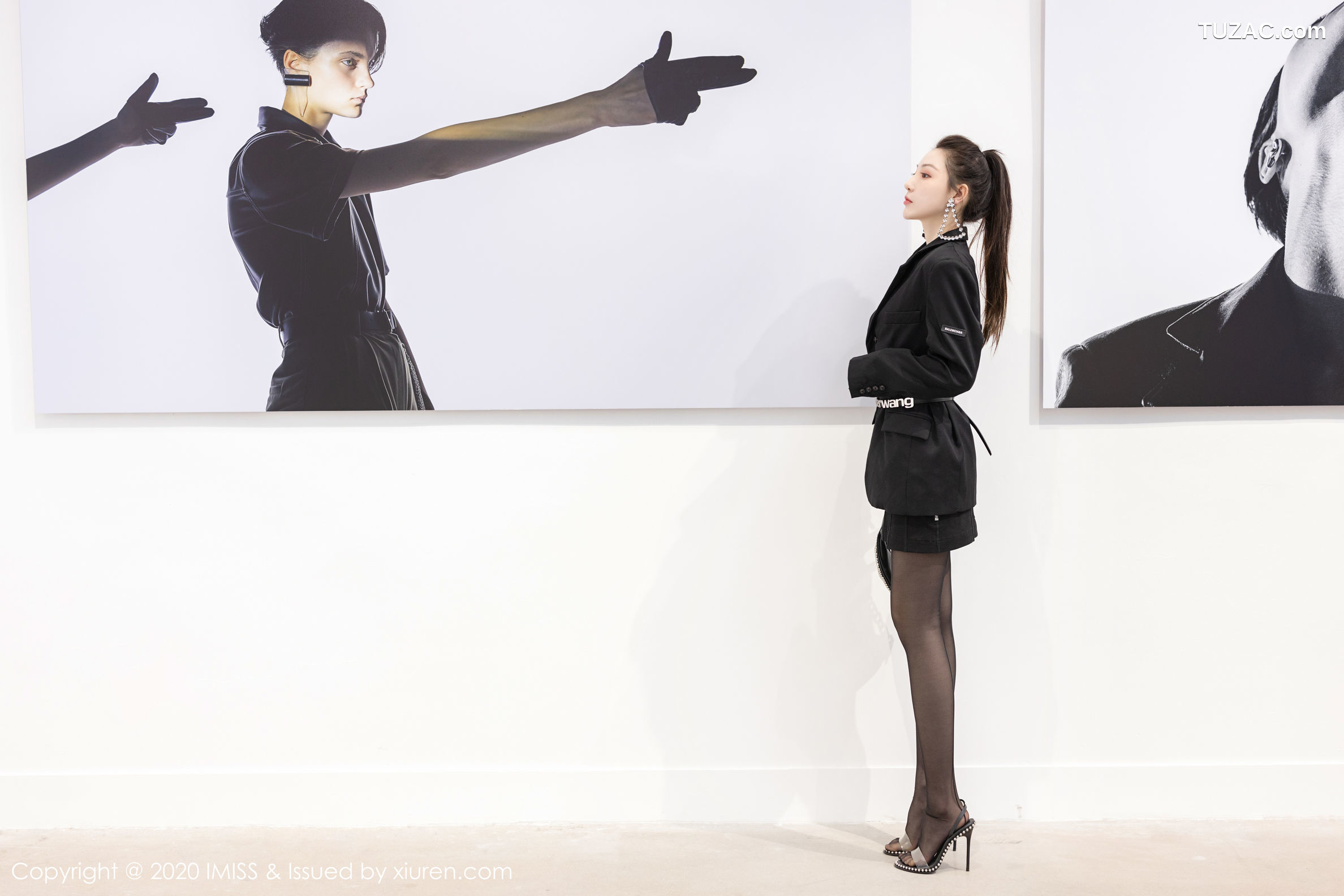 IMiss爱蜜社-443-刘奕宁-明亮空间拍摄主题高挑身材