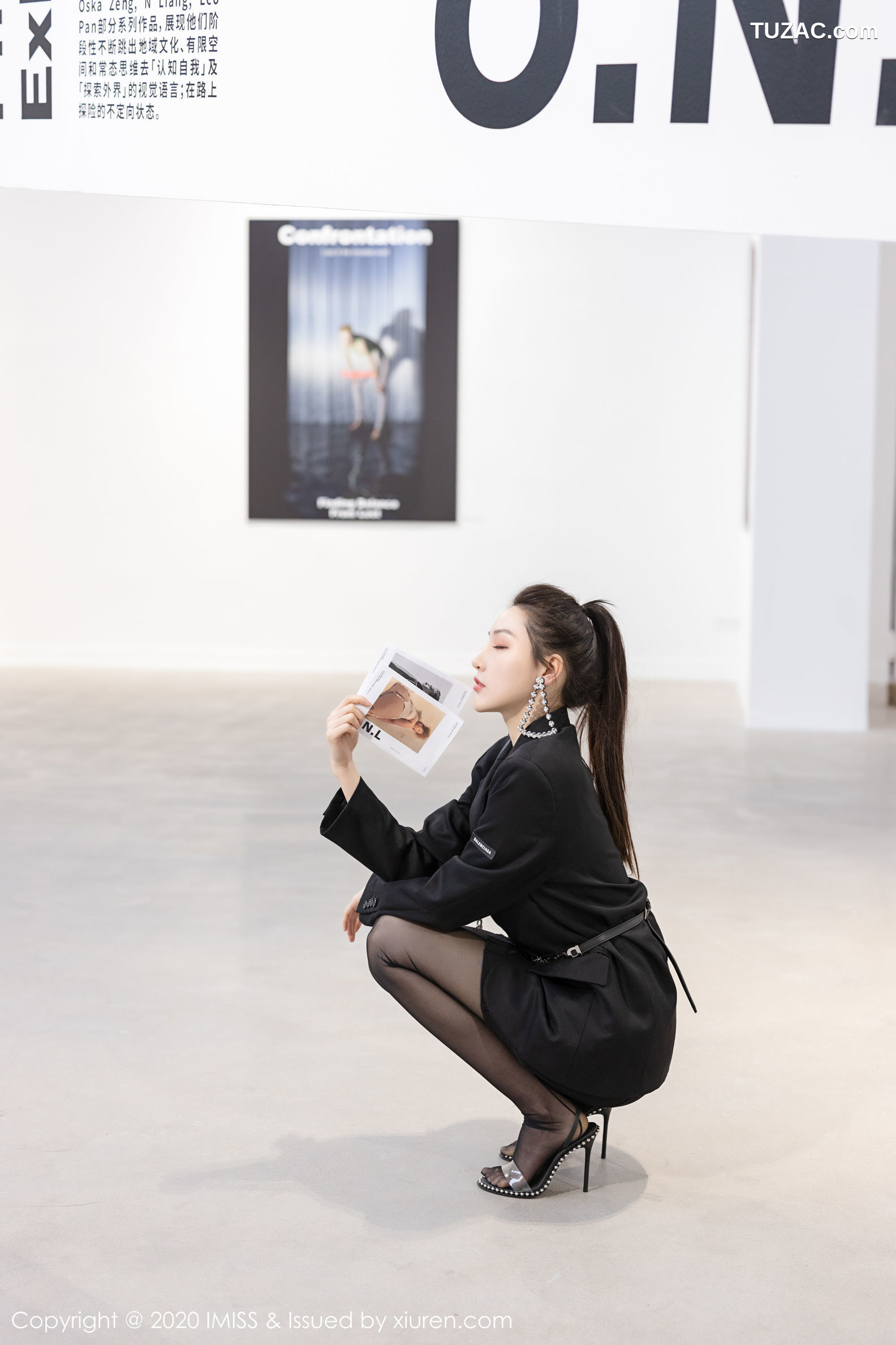 IMiss爱蜜社-443-刘奕宁-明亮空间拍摄主题高挑身材