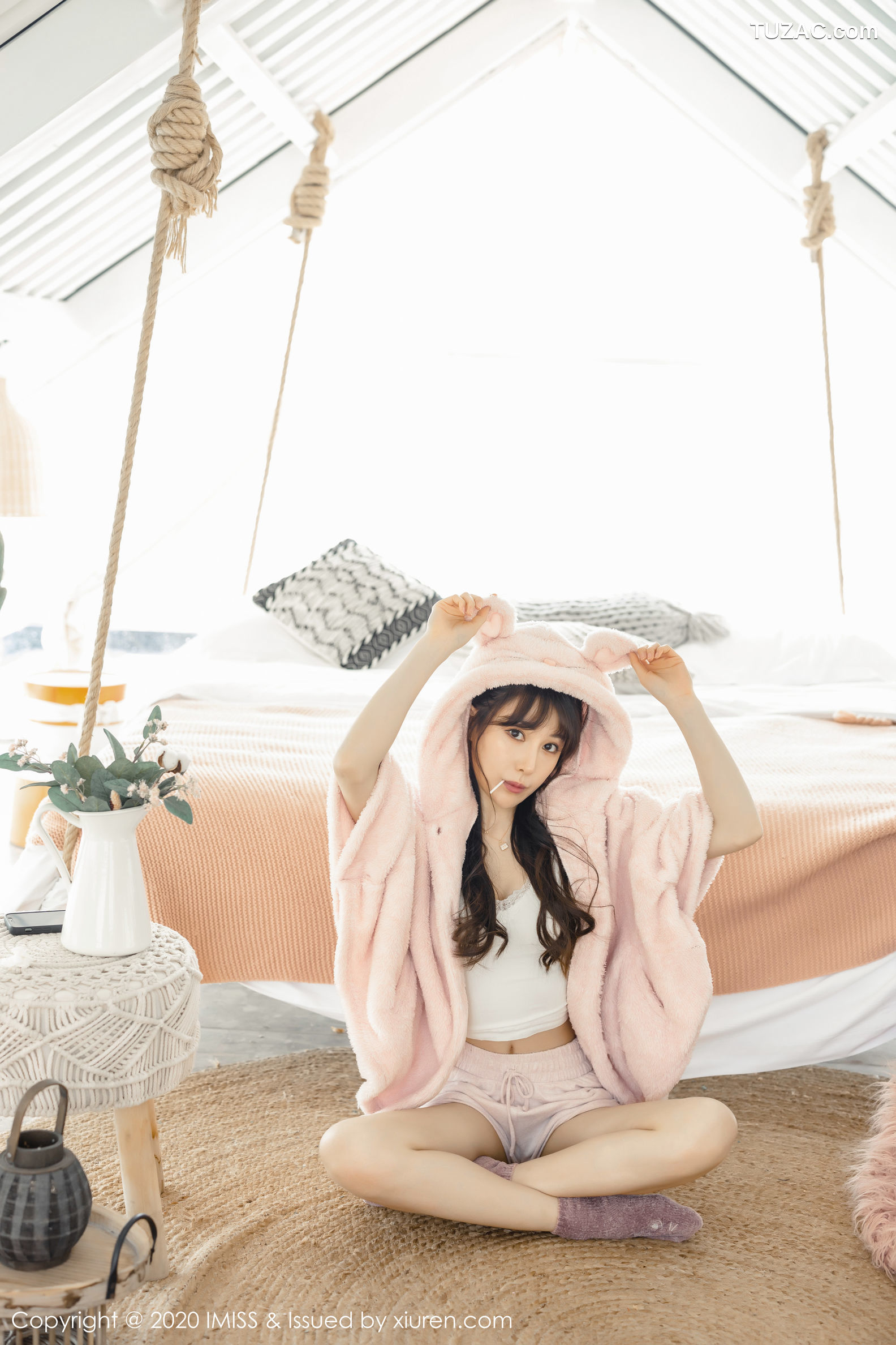 IMiss爱蜜社-457-刘奕宁-超透连身裙性感内衣