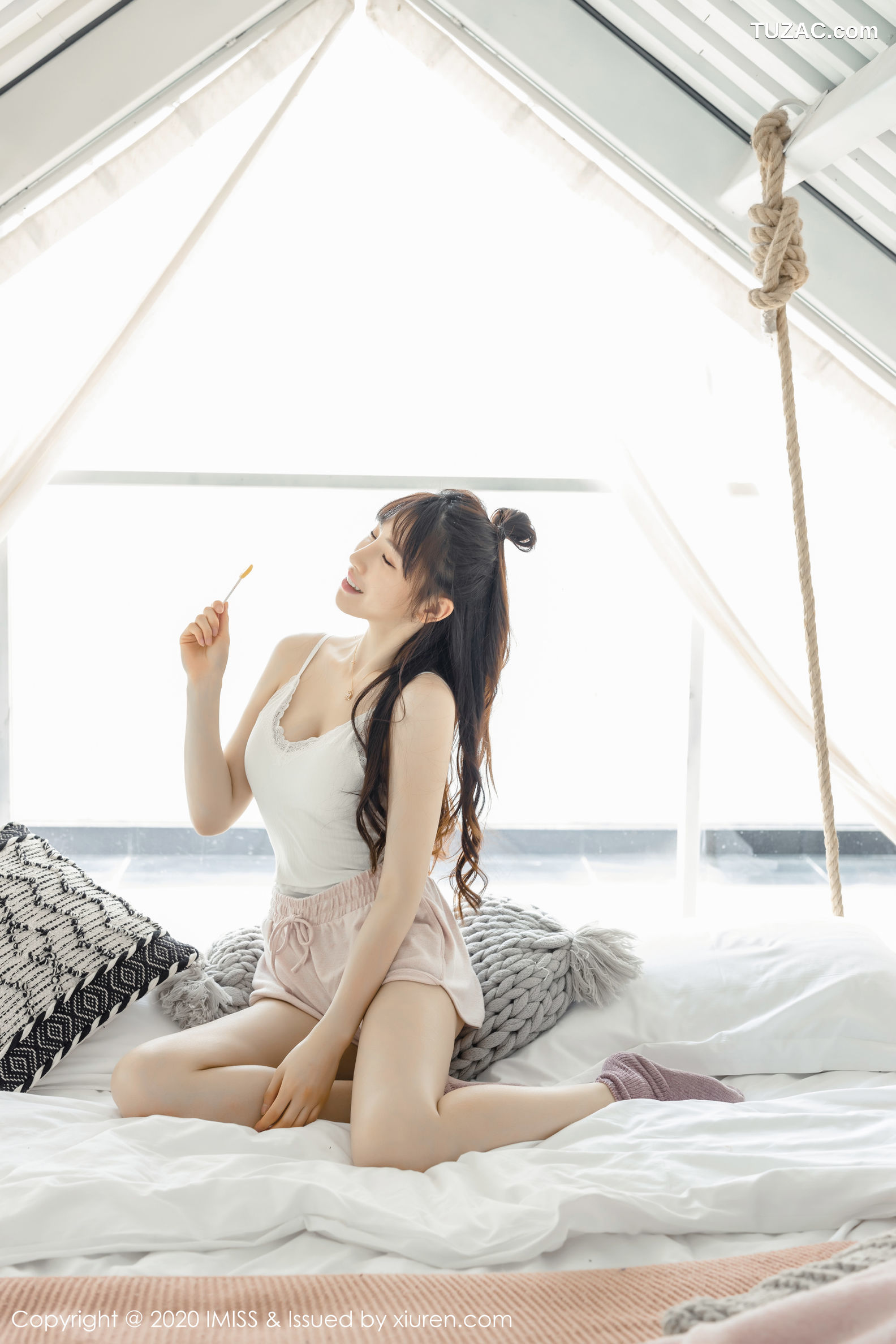 IMiss爱蜜社-457-刘奕宁-超透连身裙性感内衣