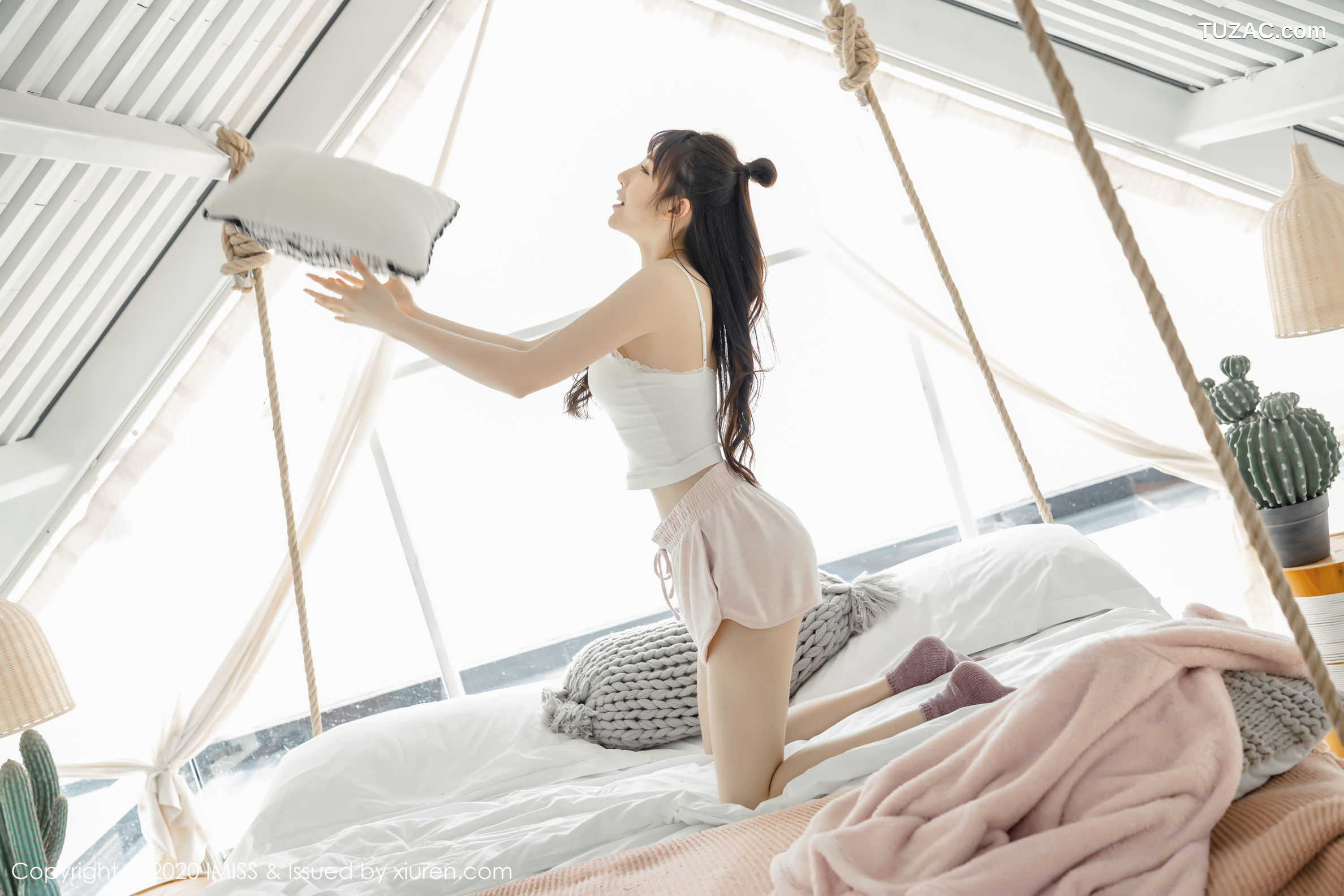 IMiss爱蜜社-457-刘奕宁-超透连身裙性感内衣