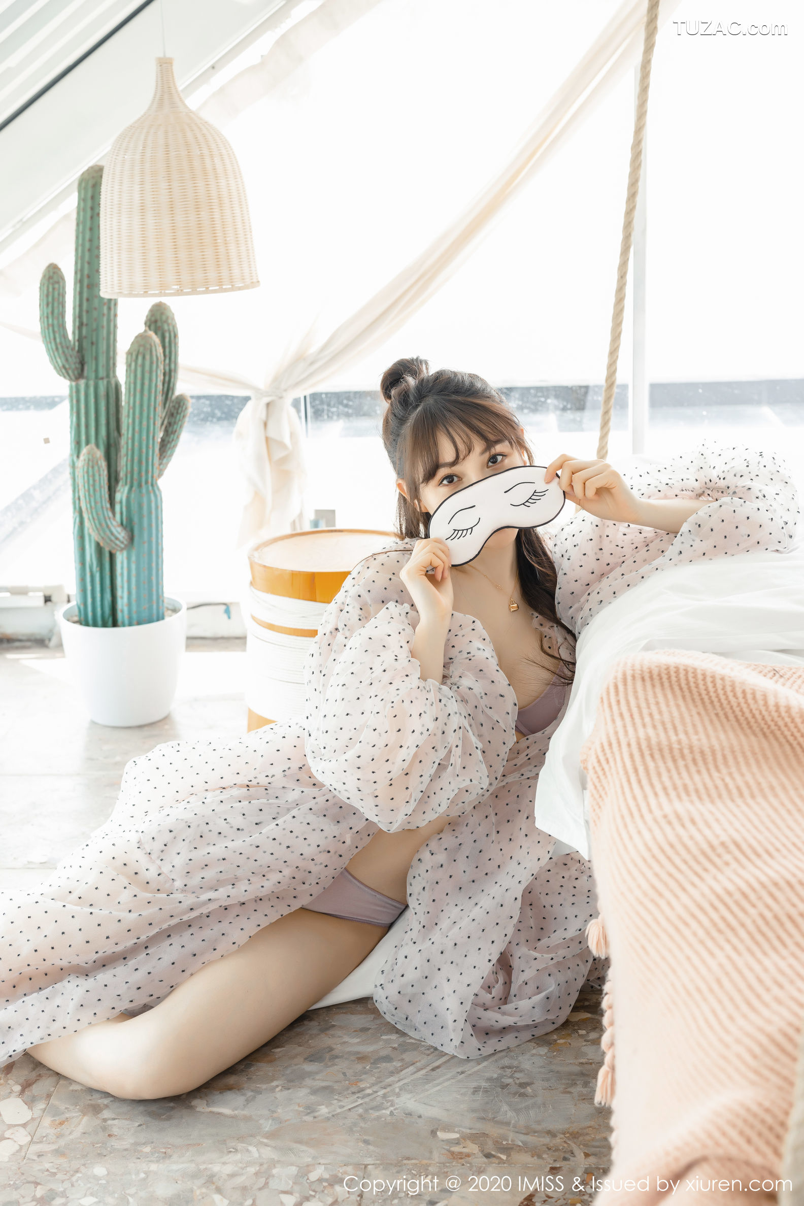 IMiss爱蜜社-457-刘奕宁-超透连身裙性感内衣