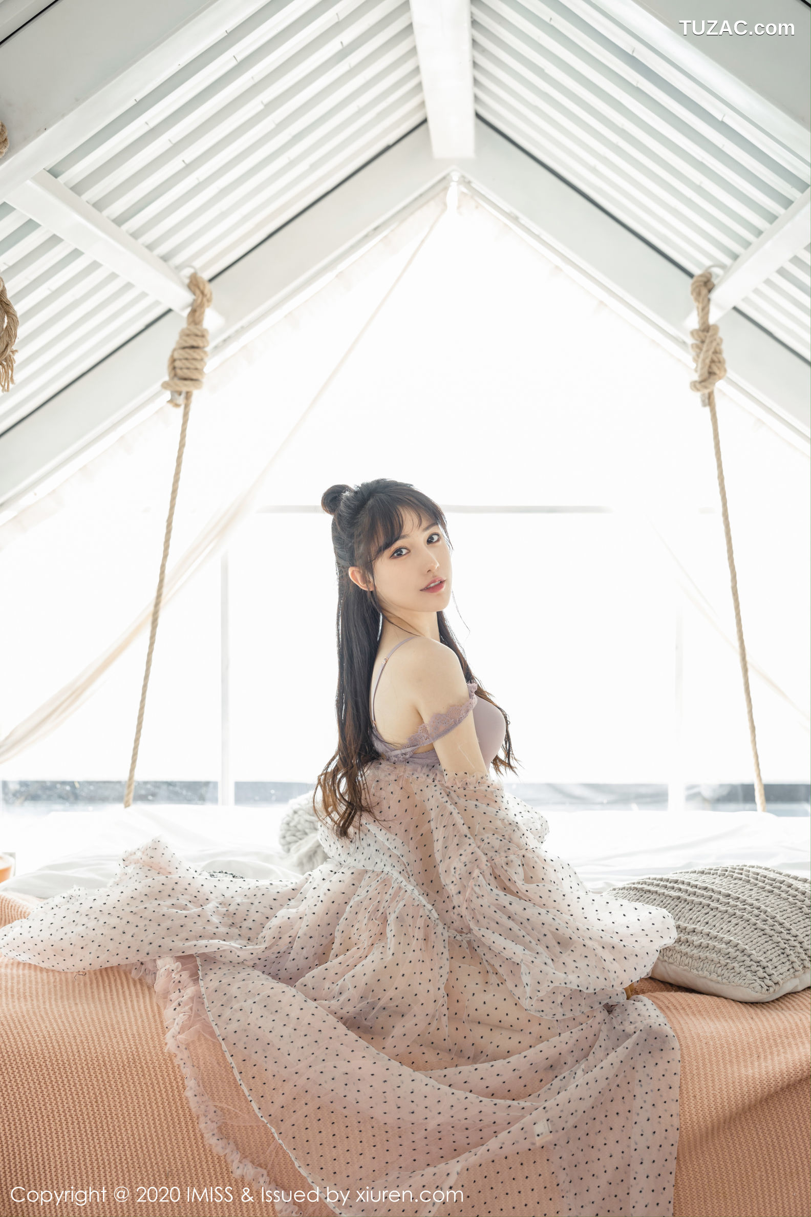 IMiss爱蜜社-457-刘奕宁-超透连身裙性感内衣