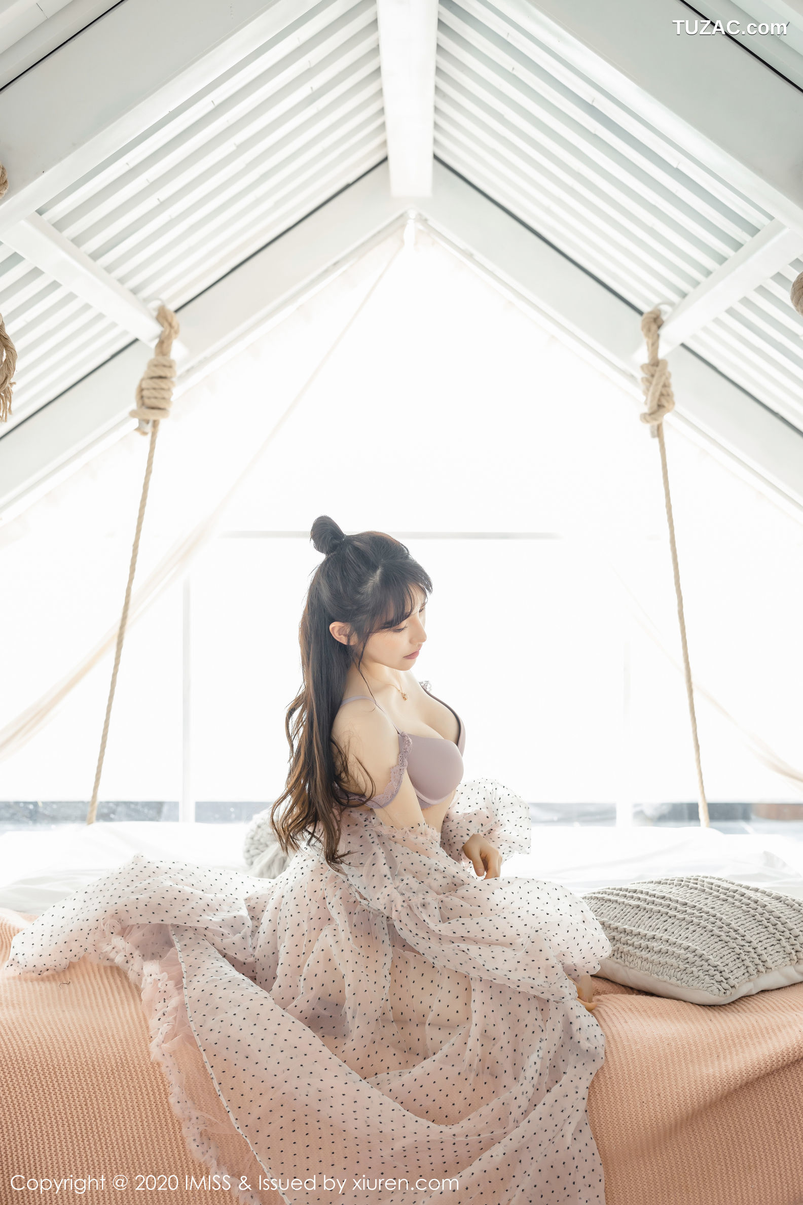 IMiss爱蜜社-457-刘奕宁-超透连身裙性感内衣