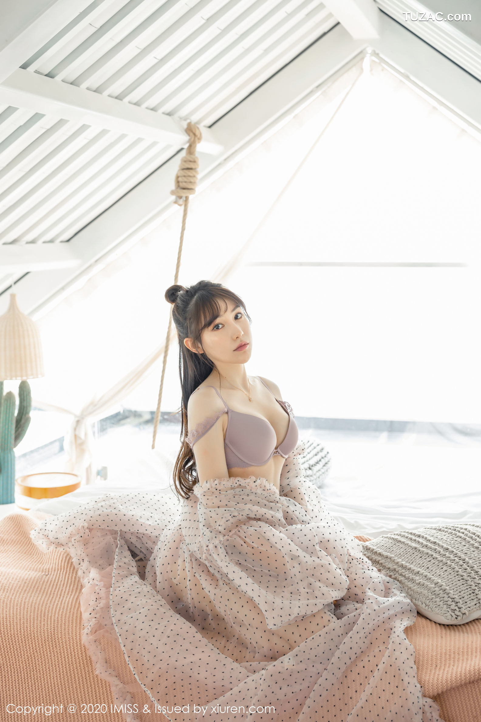 IMiss爱蜜社-457-刘奕宁-超透连身裙性感内衣