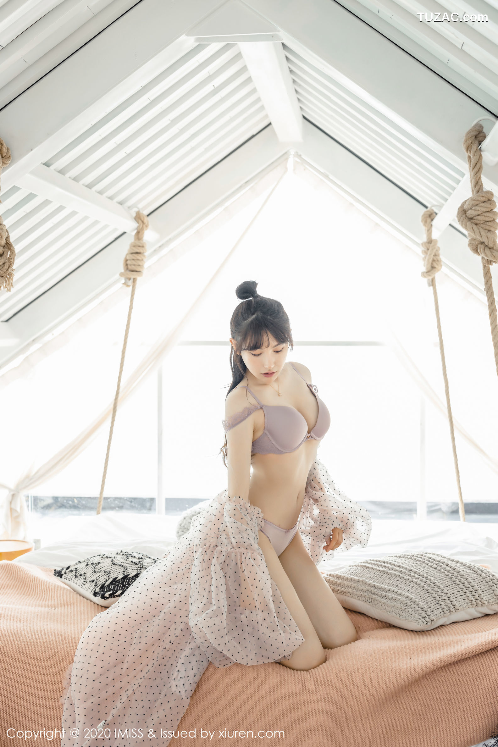 IMiss爱蜜社-457-刘奕宁-超透连身裙性感内衣