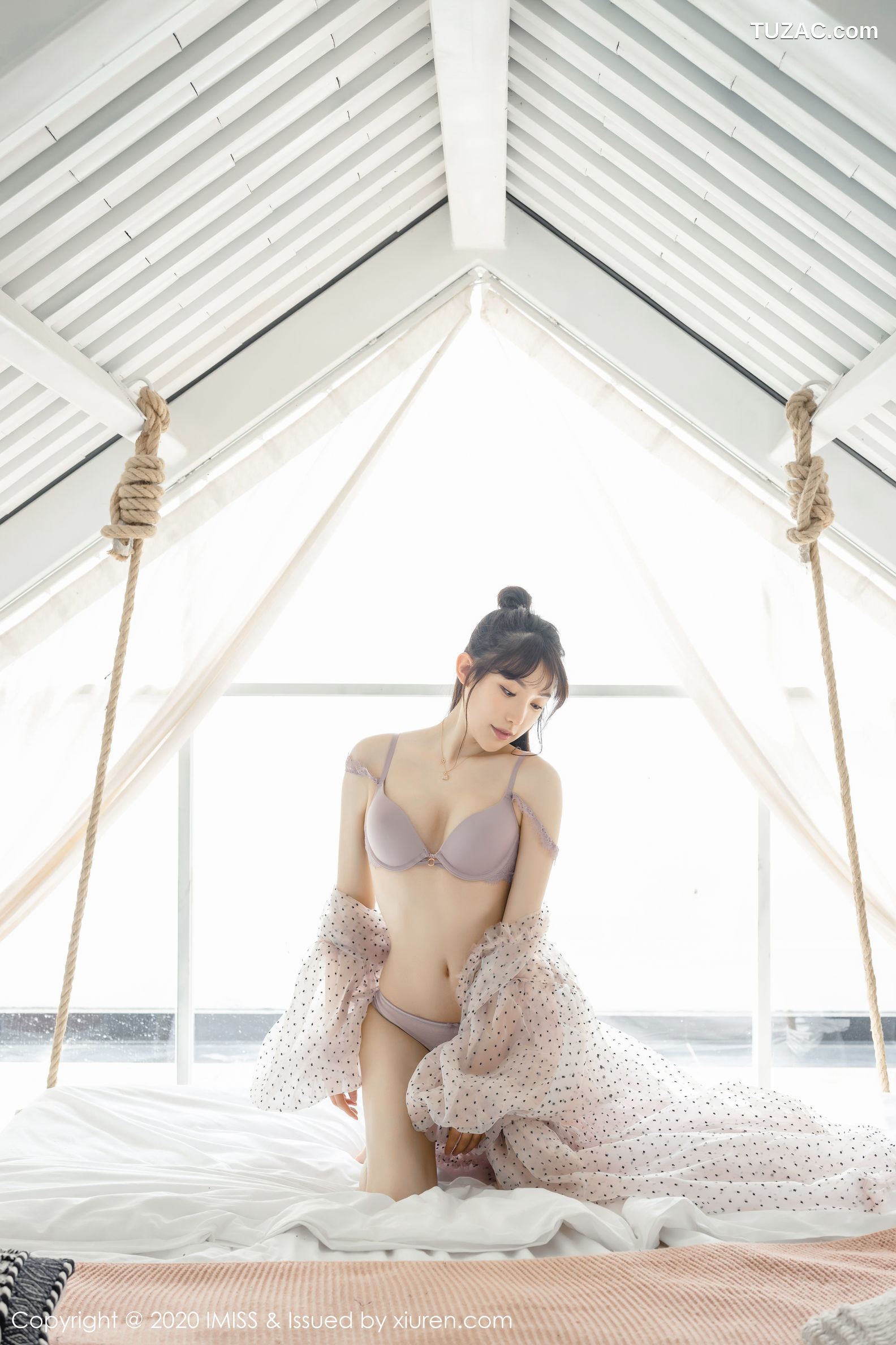 IMiss爱蜜社-457-刘奕宁-超透连身裙性感内衣