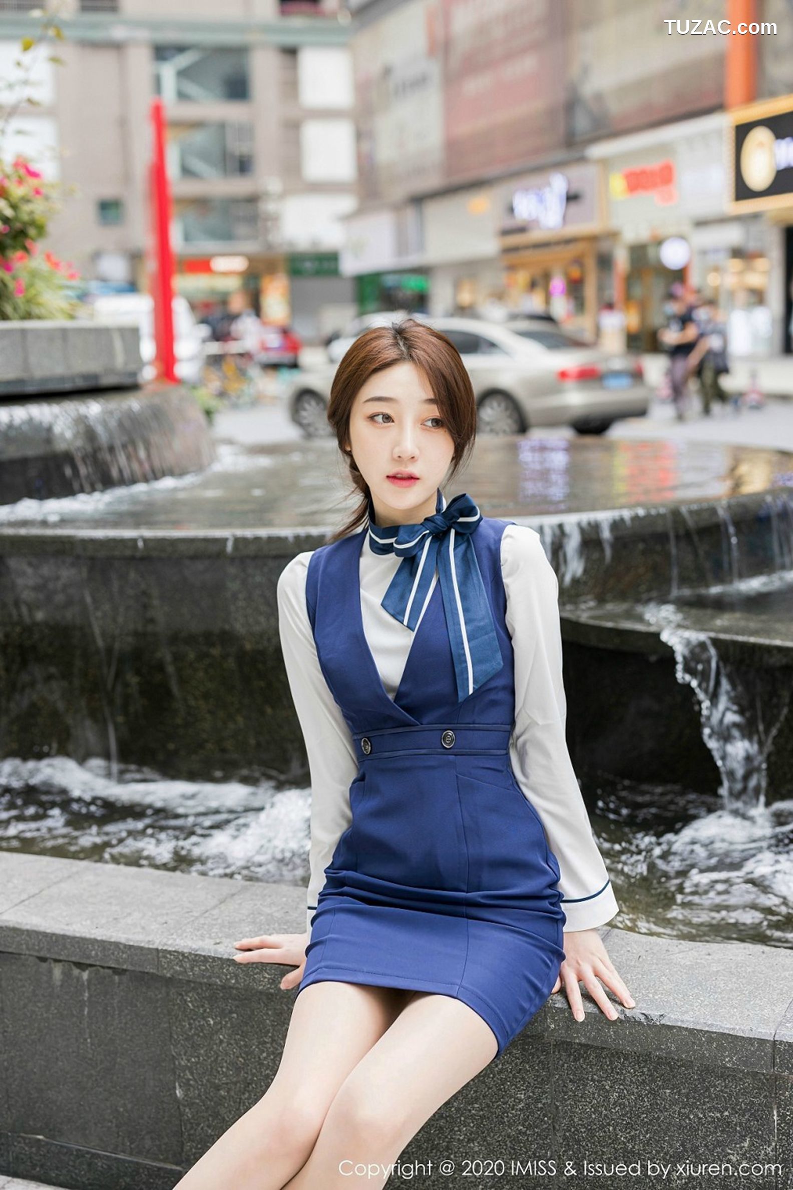 IMiss爱蜜社-468-九月生-职业制服黑色内衣肉丝