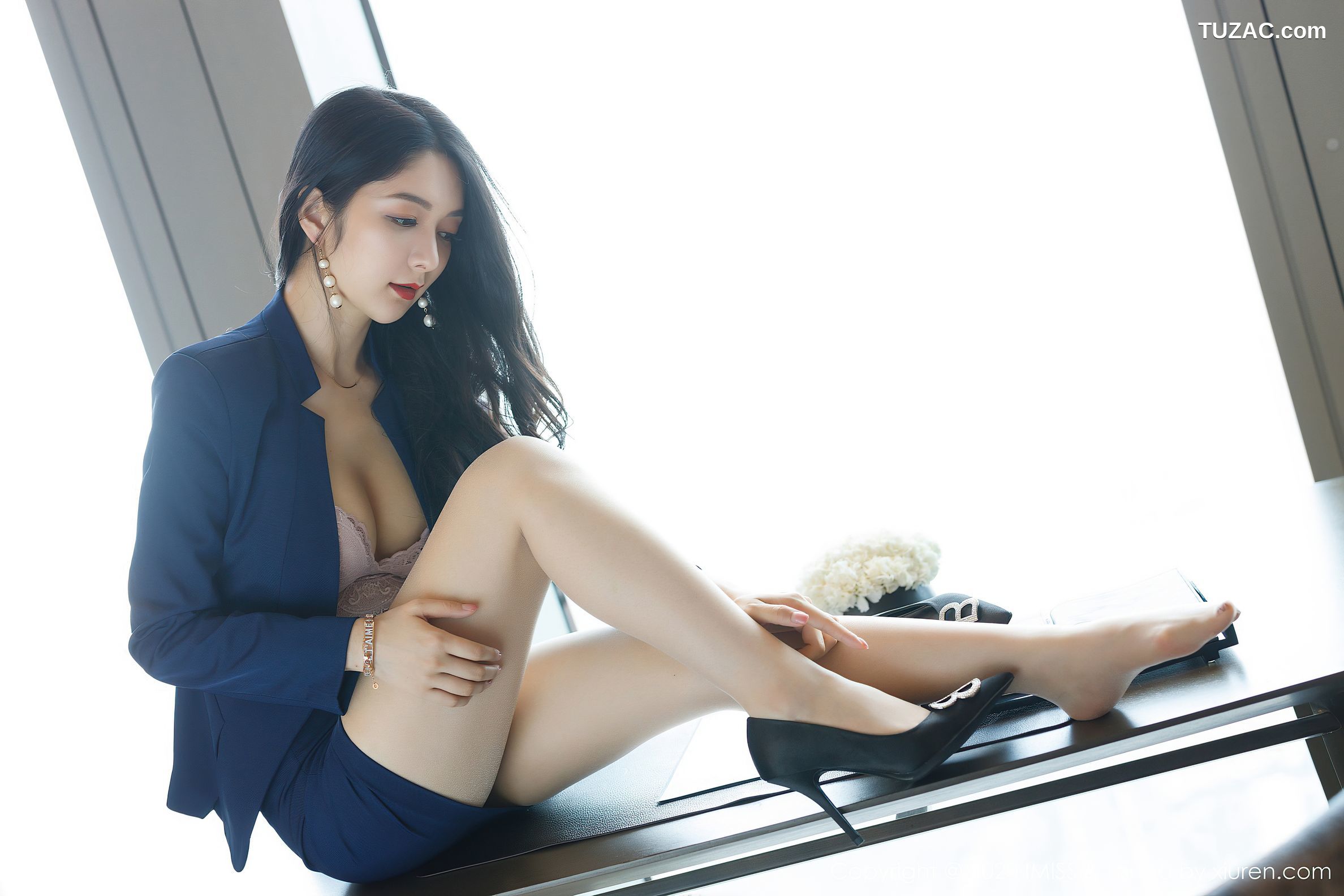 IMiss爱蜜社-471-小热巴-经典职业秘书装性感内衣