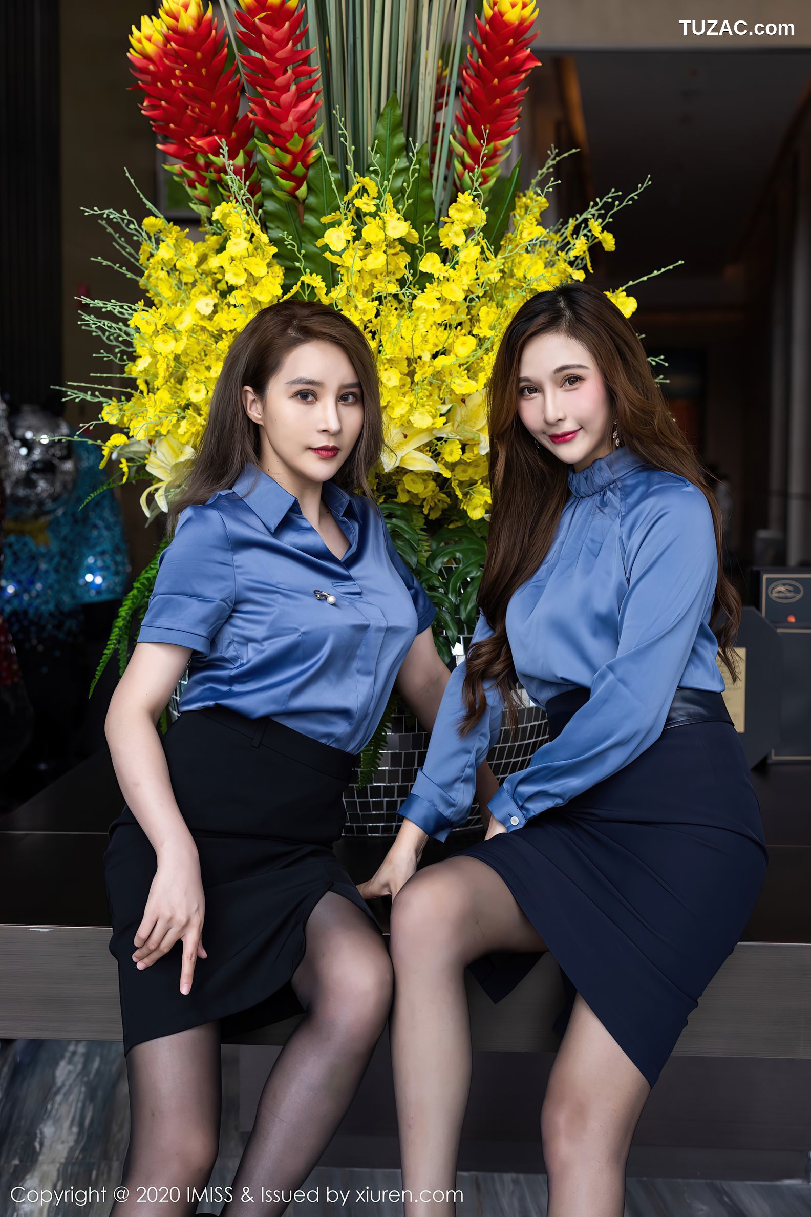 IMiss爱蜜社-519-lavinia肉肉-jermy-ol短裙与现代性感丝袜系列