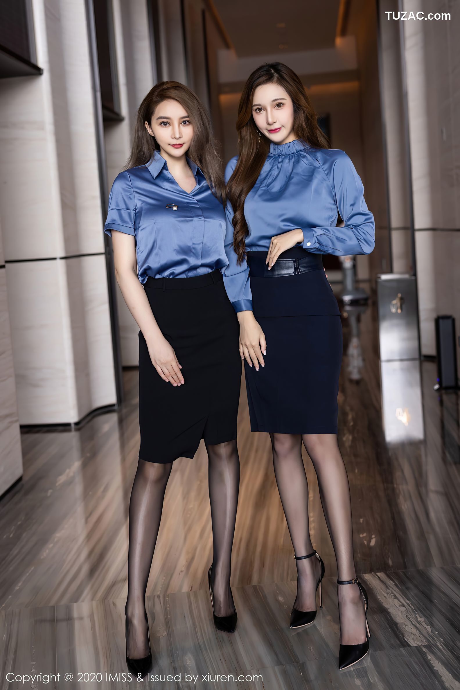 IMiss爱蜜社-519-lavinia肉肉-jermy-ol短裙与现代性感丝袜系列