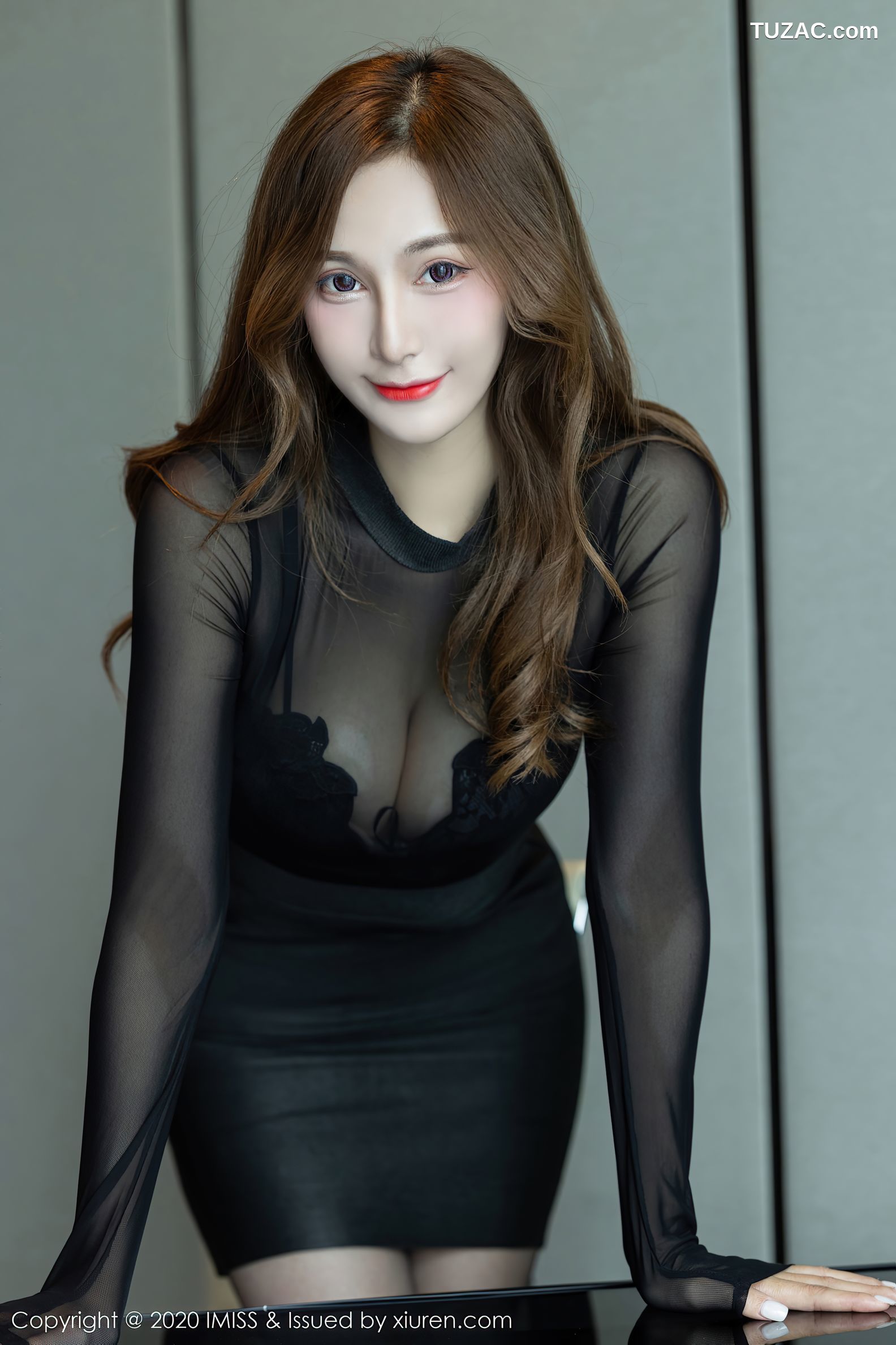 IMiss爱蜜社-529-lavinia肉肉-朦胧丝袜美腿修长灵动诱人