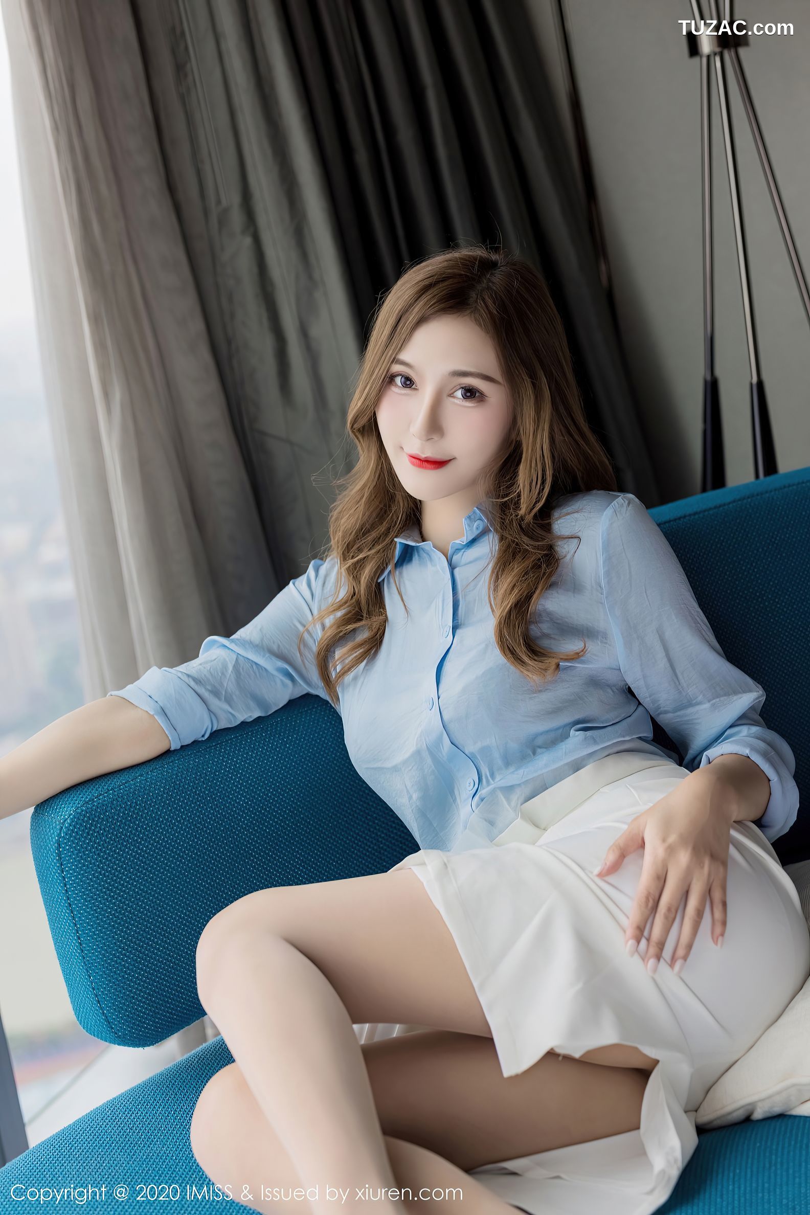 IMiss爱蜜社-537-lavinia肉肉-光润玉颜的装束，妩媚得体姿态