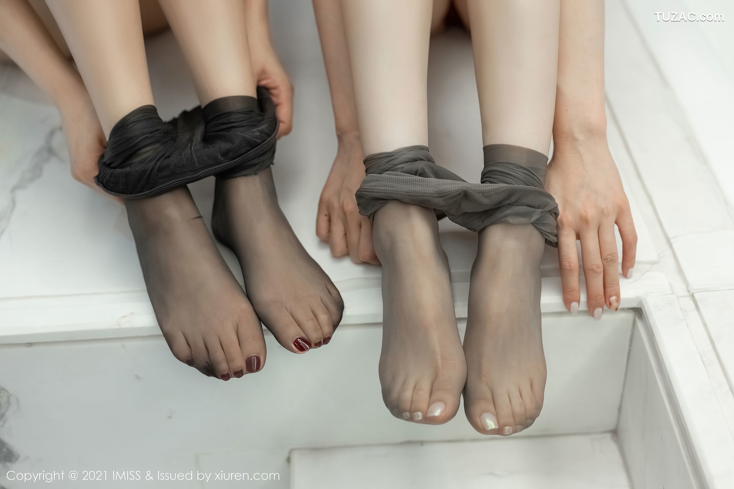 IMiss爱蜜社-582-Lavinia肉肉-SISY思-都市OL短裙蕾丝内衣肉丝-2021.04.25