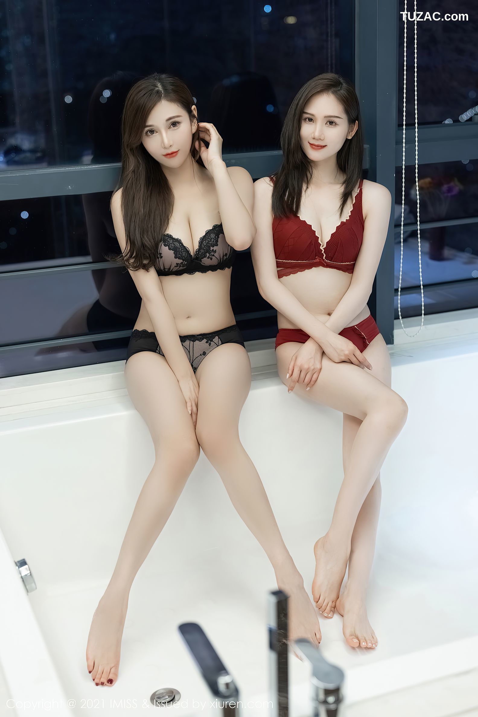 IMiss爱蜜社-582-Lavinia肉肉-SISY思-都市OL短裙蕾丝内衣肉丝-2021.04.25