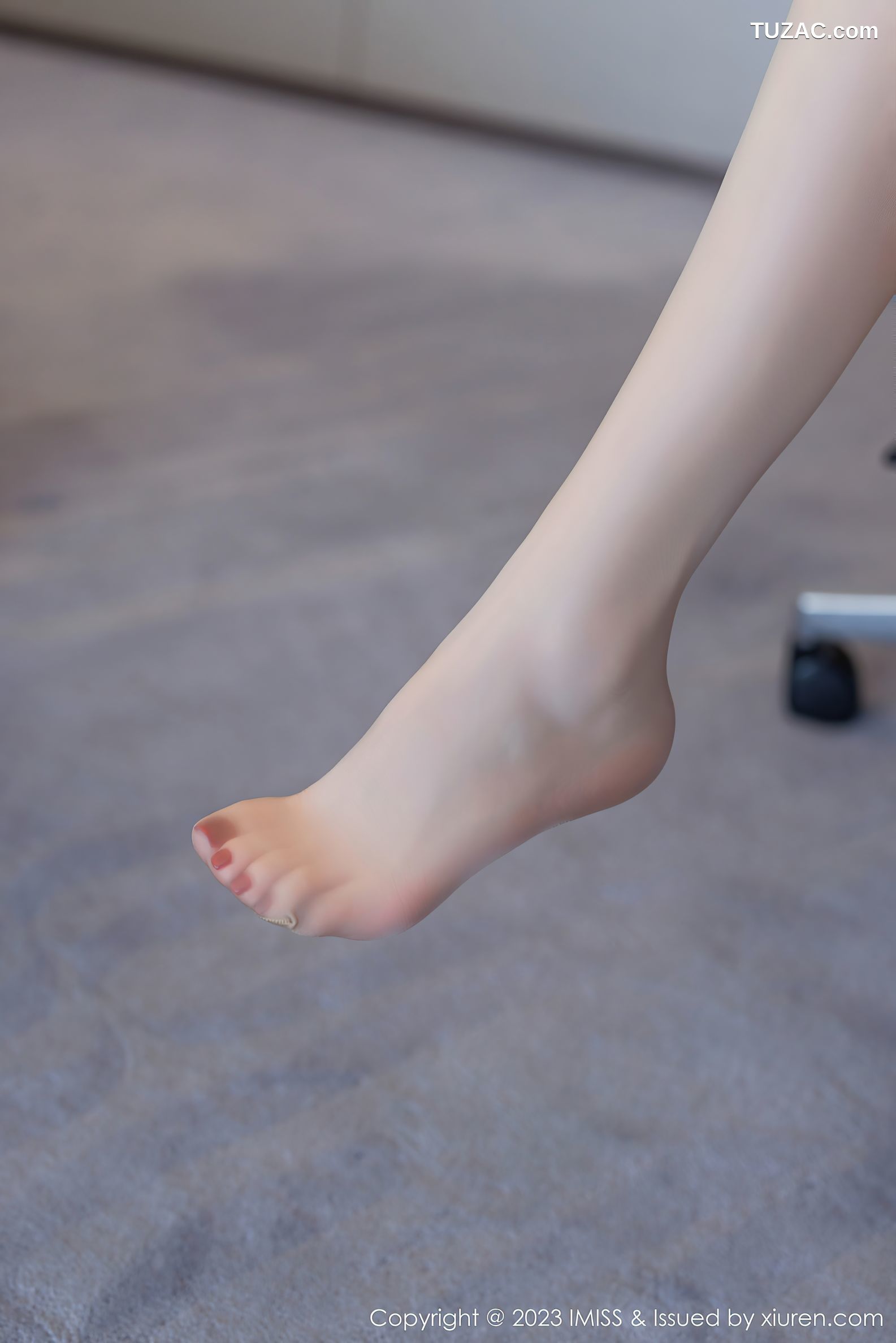 IMiss爱蜜社-739-SISY思-黑色OL职业装白色内衣-2023.08.07