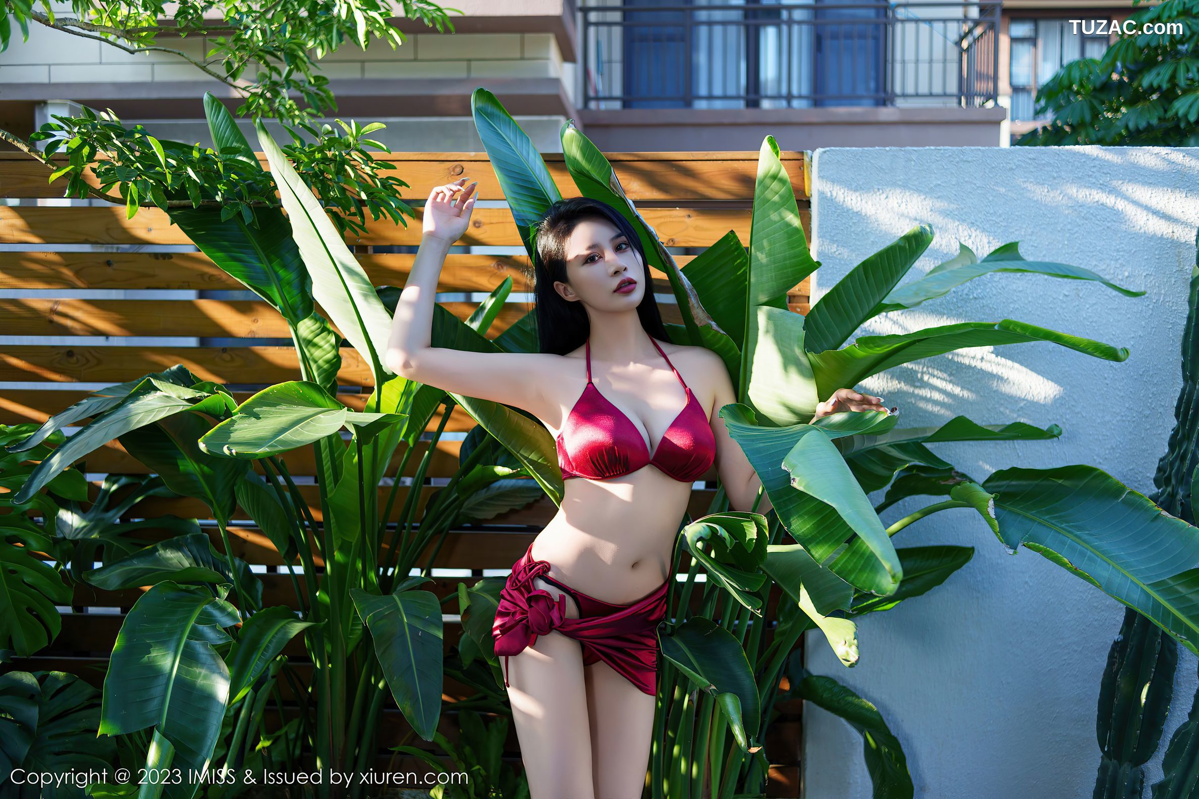 IMiss爱蜜社-757-Jermy-红绿两套内衣-2023.10.17