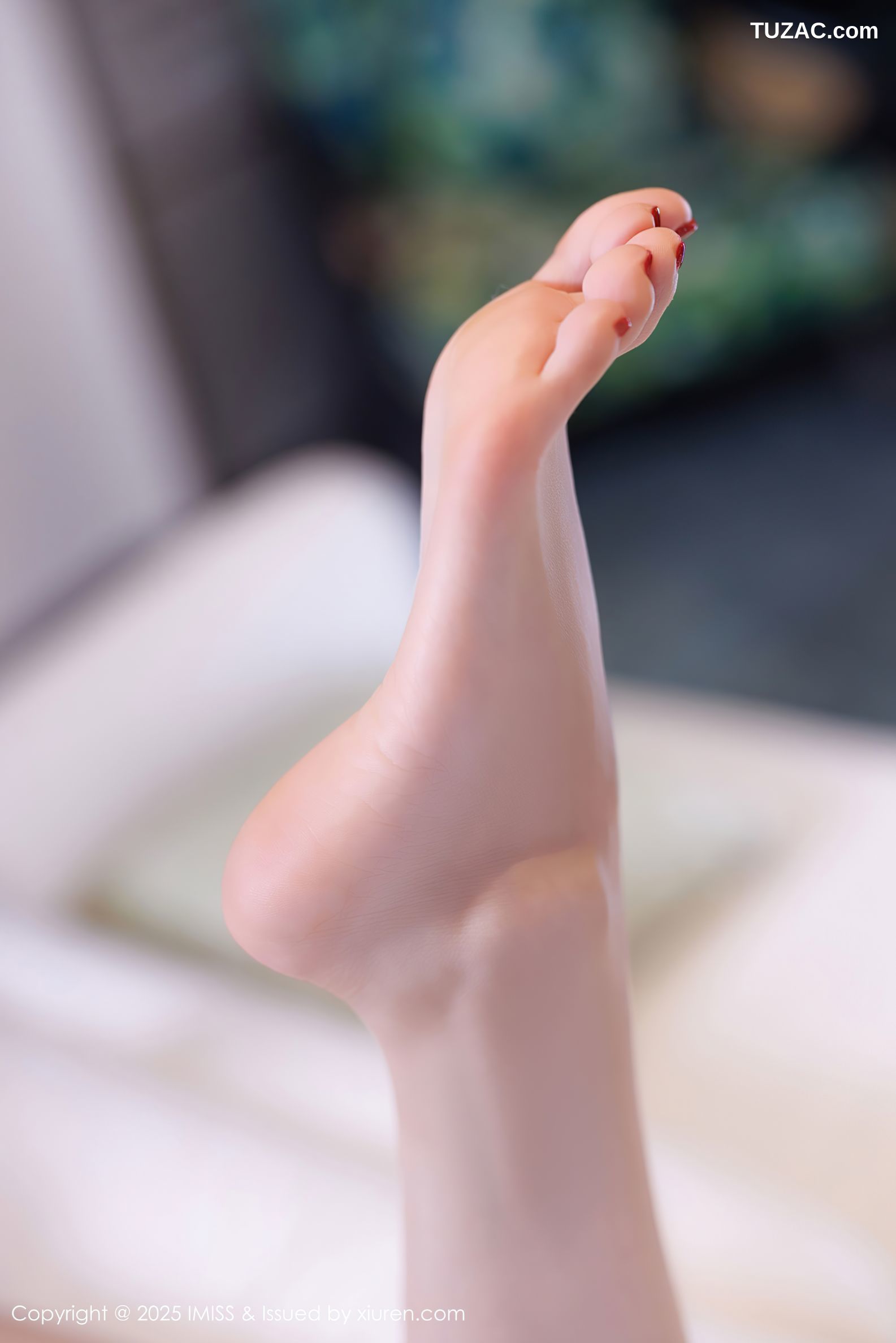 IMiss爱蜜社-785-许诺Sabrina-灰衬衫灰短裙粉色内衣-2025.02.25