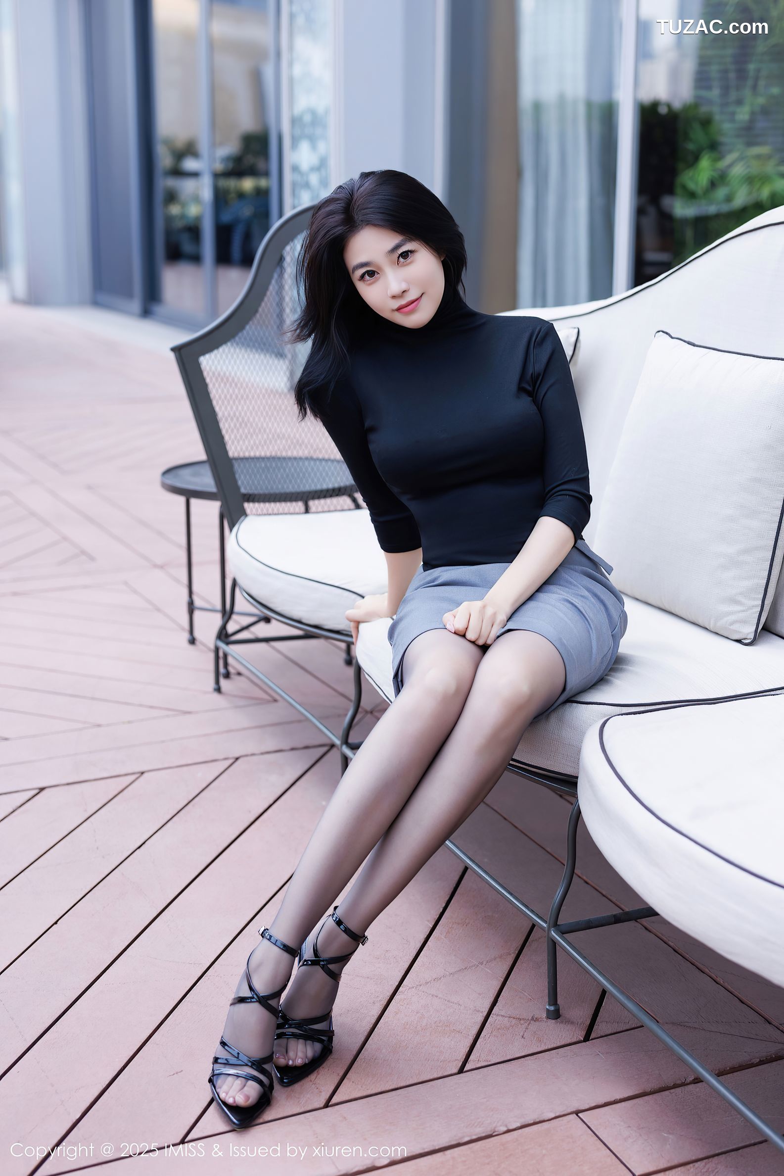 IMiss爱蜜社-794-许诺Sabrina-黑色OL撩人心怀-2025.06.27