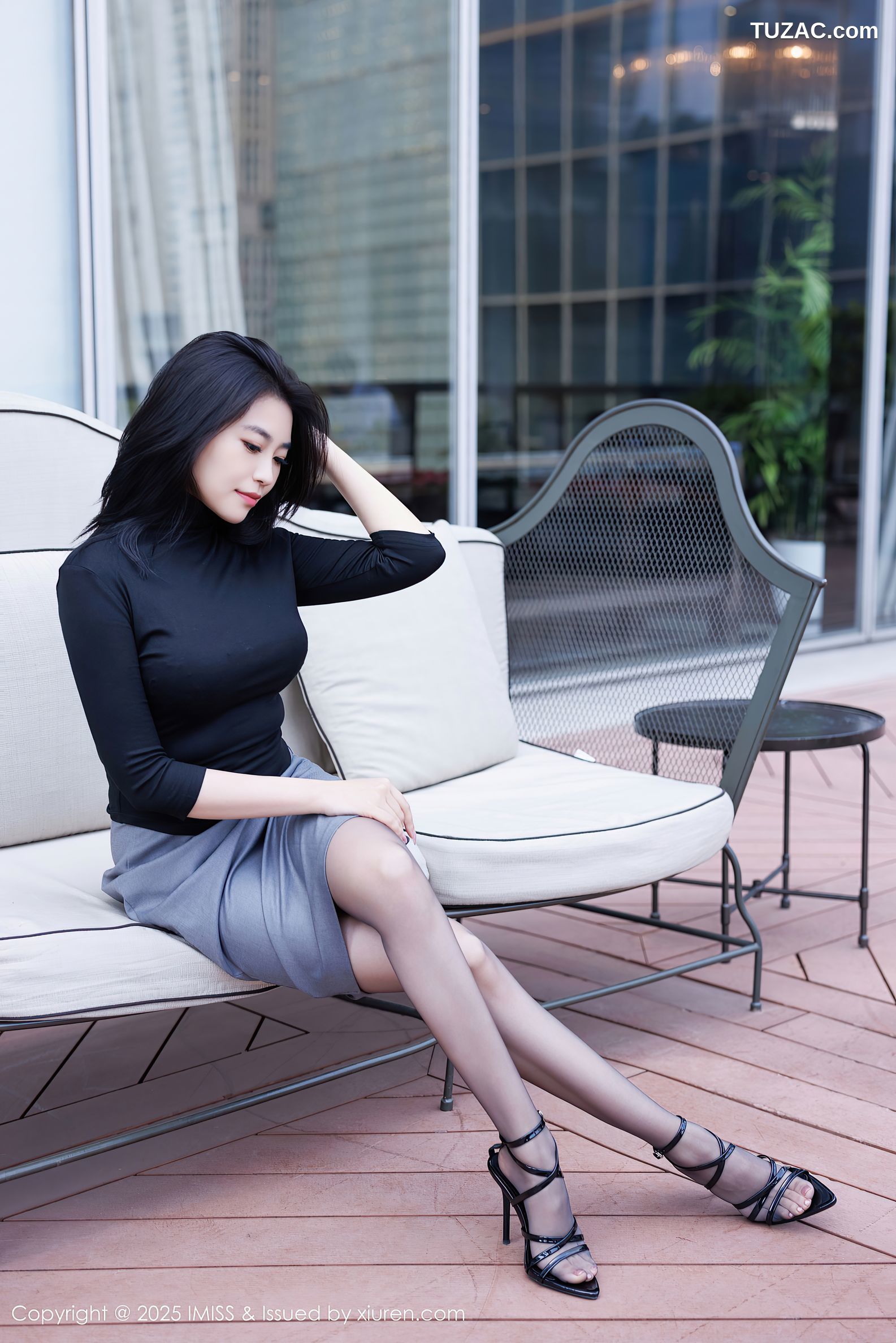 IMiss爱蜜社-794-许诺Sabrina-黑色OL撩人心怀-2025.06.27