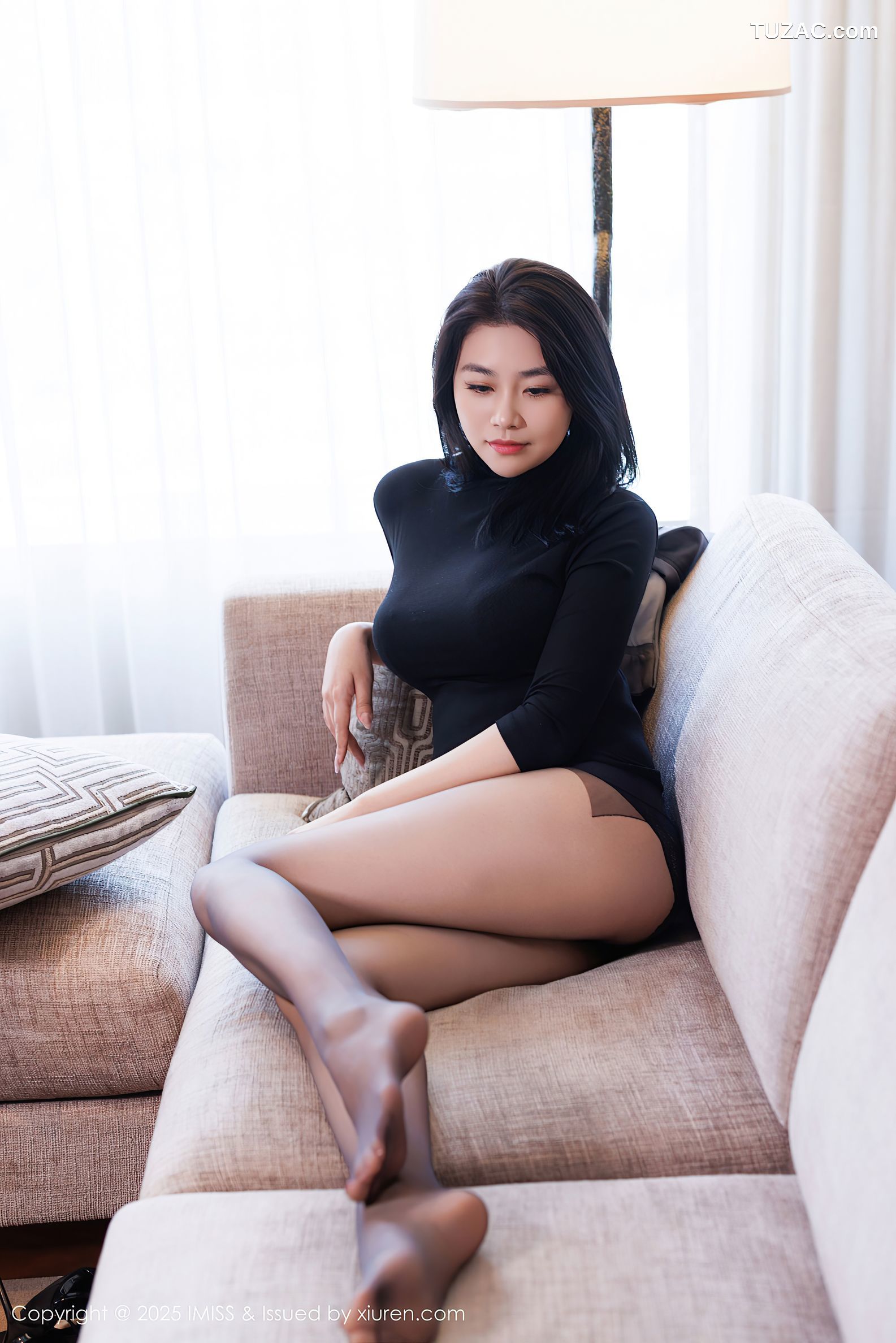 IMiss爱蜜社-794-许诺Sabrina-黑色OL撩人心怀-2025.06.27