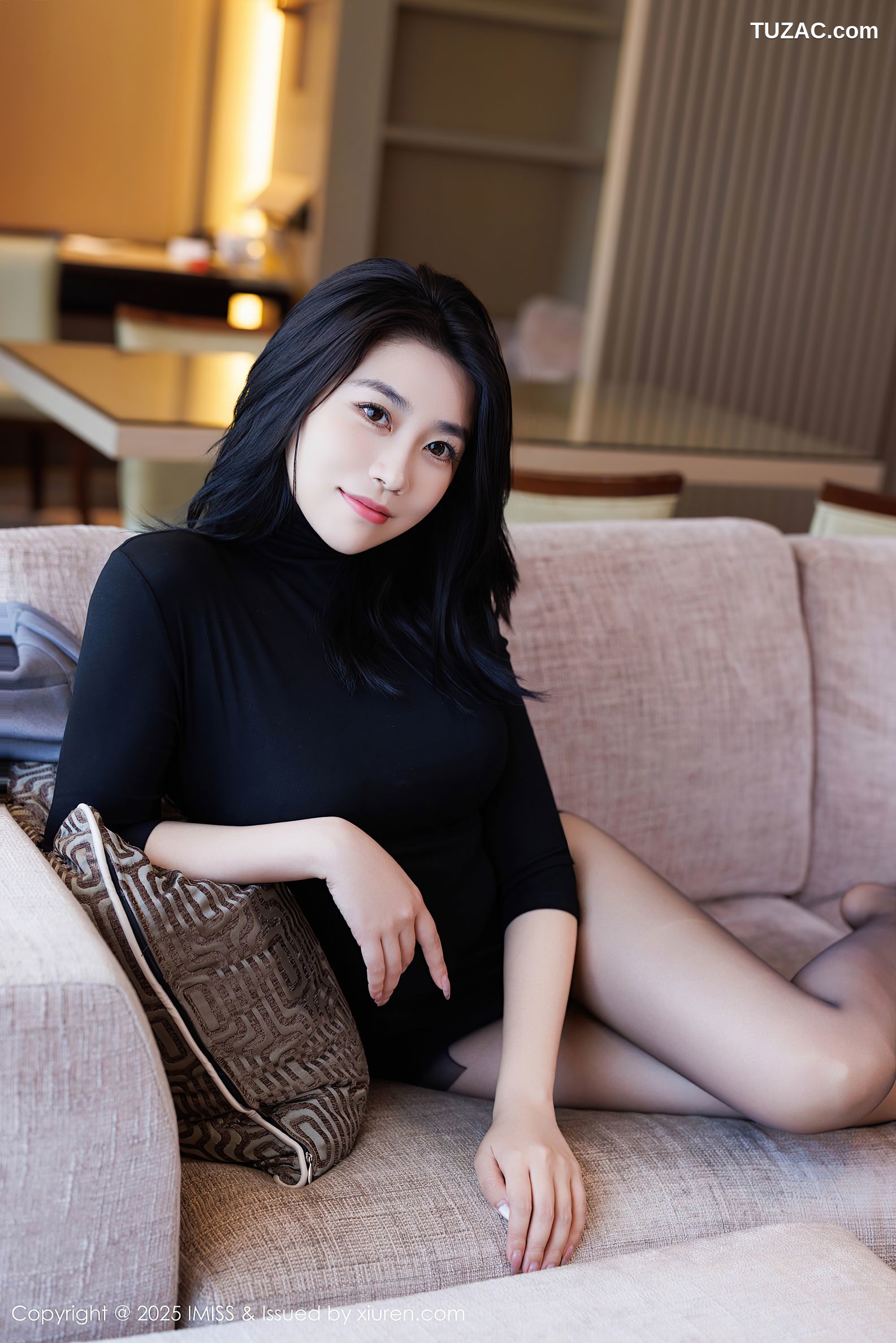 IMiss爱蜜社-794-许诺Sabrina-黑色OL撩人心怀-2025.06.27