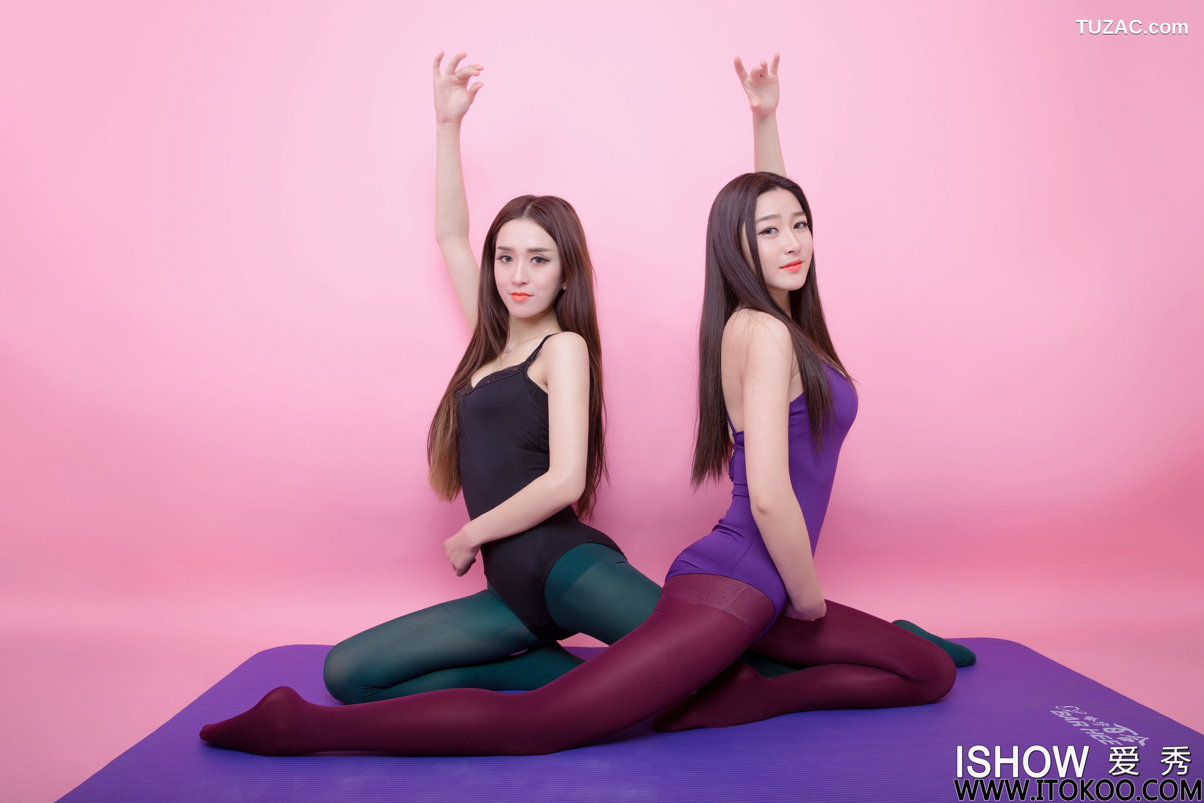 IShow爱秀-028-小汝Ruby＆小煜CC-《可爱体操服》-2016-02-01