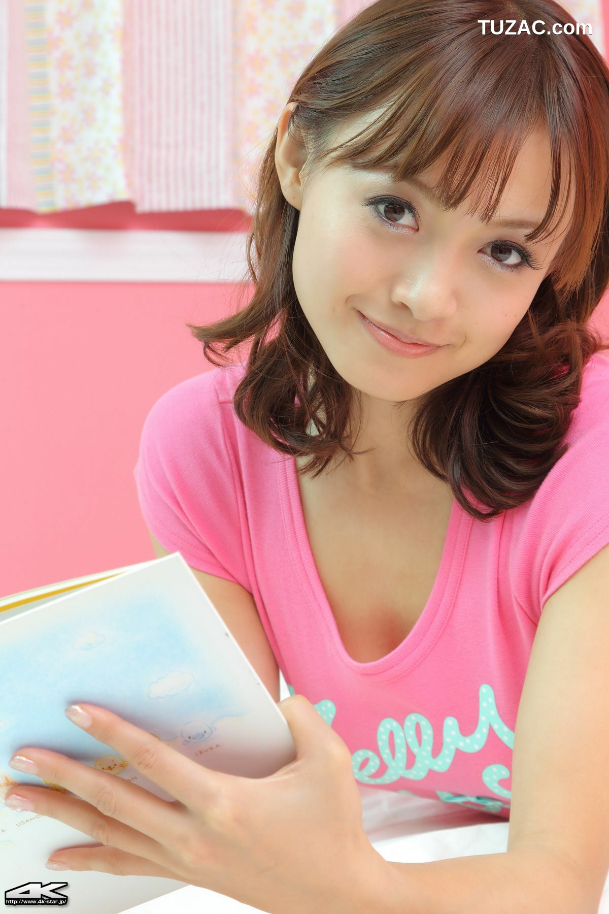 4K-STAR_ NO.00007 伊東りな Private Dress 粉色睡衣 写真集[80P]