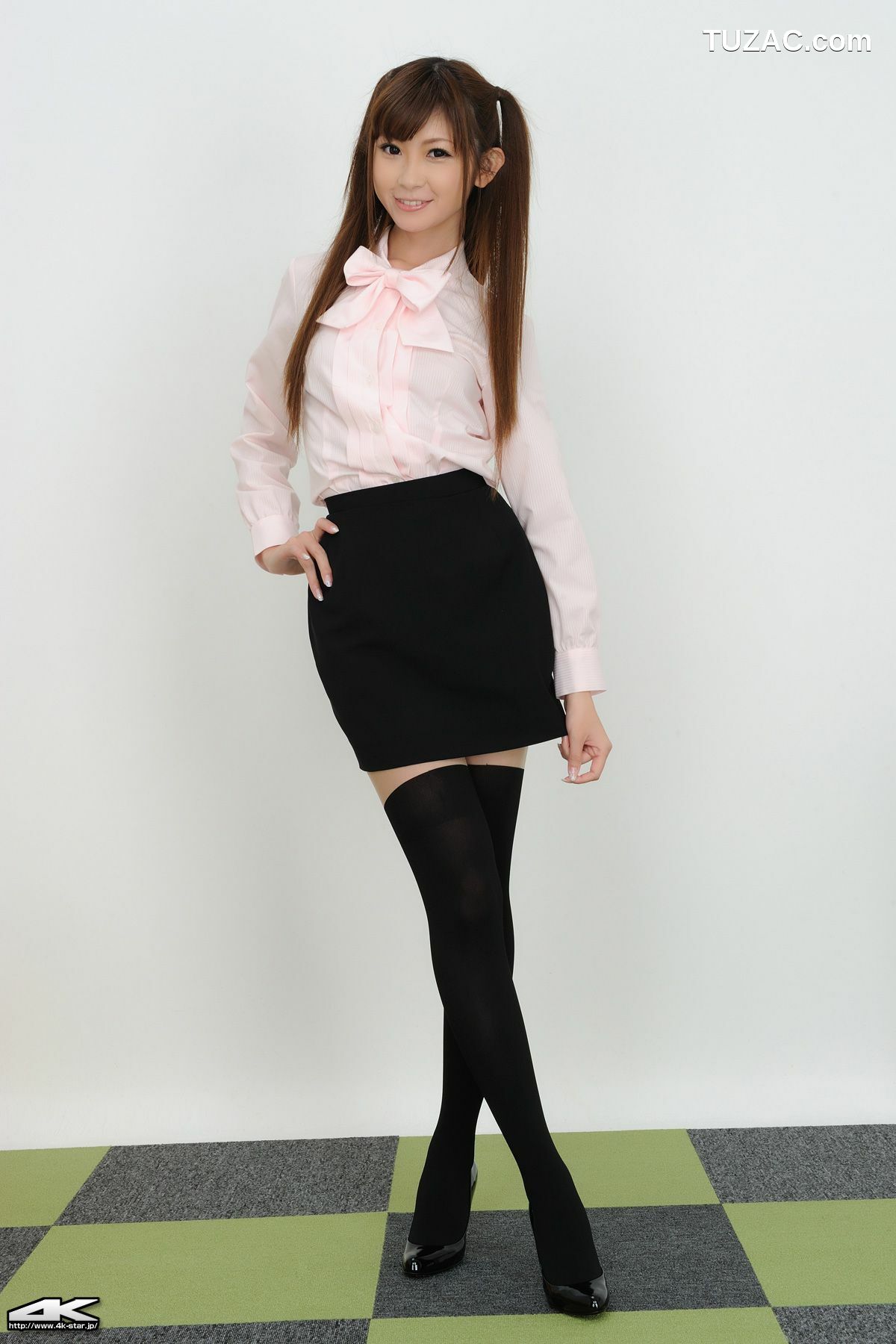4K-STAR_ NO.00014 佐崎愛里 Office Lady 黑丝长筒袜 写真集[105P]