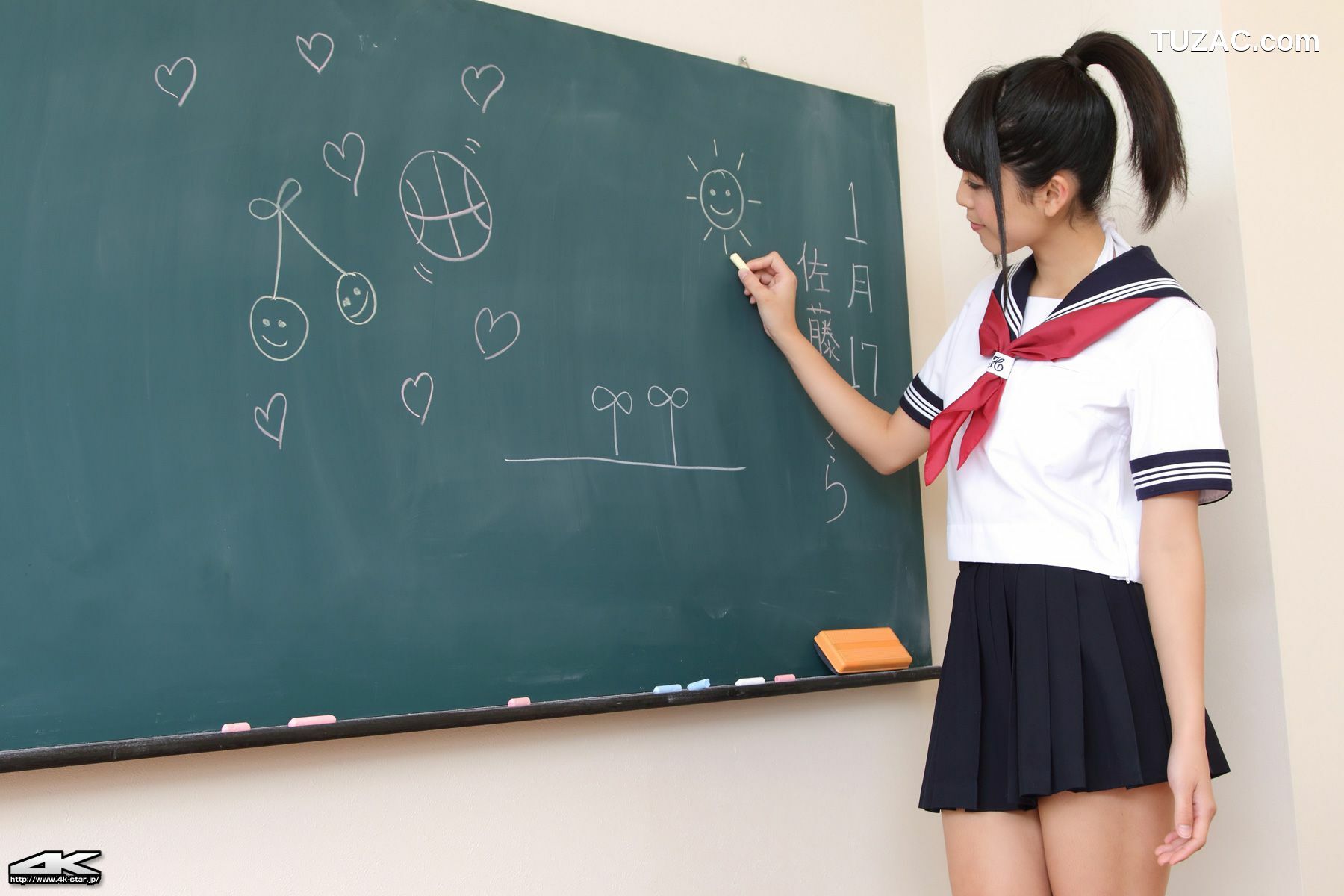4K-STAR_ NO.00021 Sakura Sato 佐藤さくら Sailor Suit 水手服 写真集[80P]