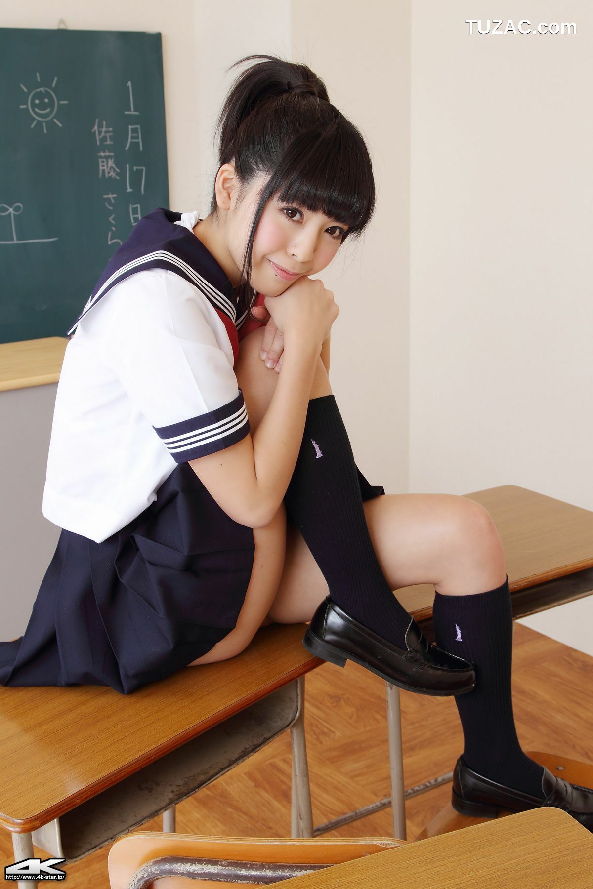 4K-STAR_ NO.00021 Sakura Sato 佐藤さくら Sailor Suit 水手服 写真集[80P]