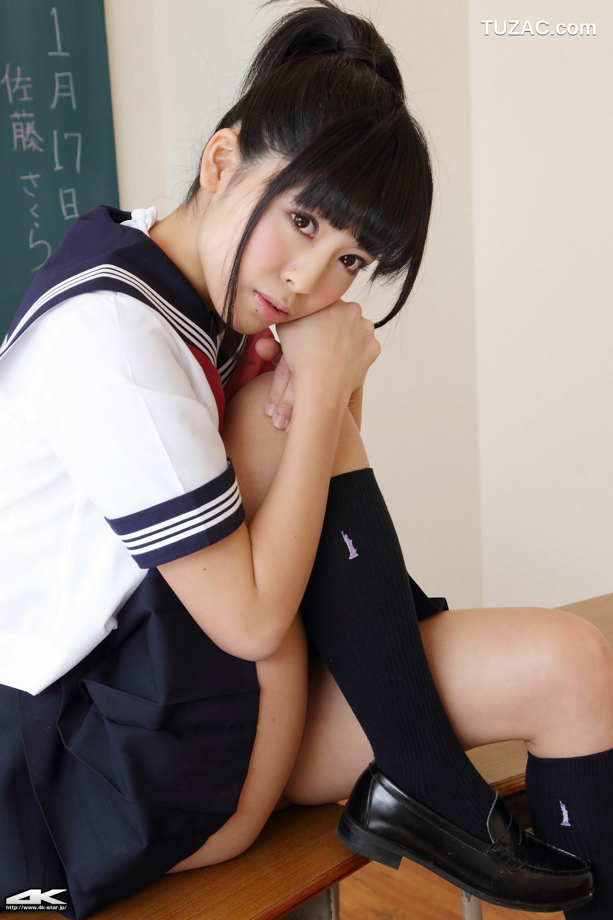 4K-STAR_ NO.00021 Sakura Sato 佐藤さくら Sailor Suit 水手服 写真集[80P]