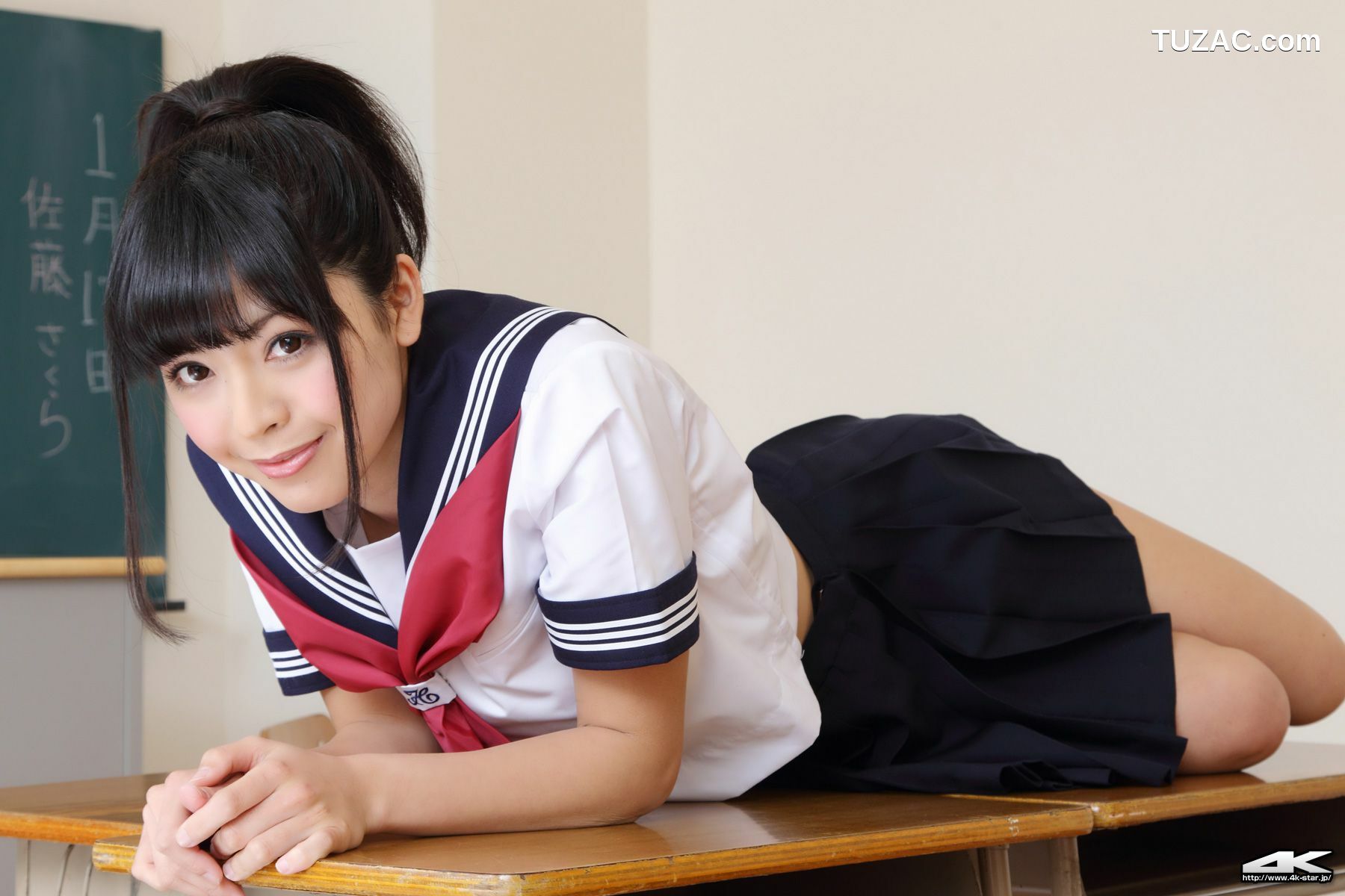 4K-STAR_ NO.00021 Sakura Sato 佐藤さくら Sailor Suit 水手服 写真集[80P]