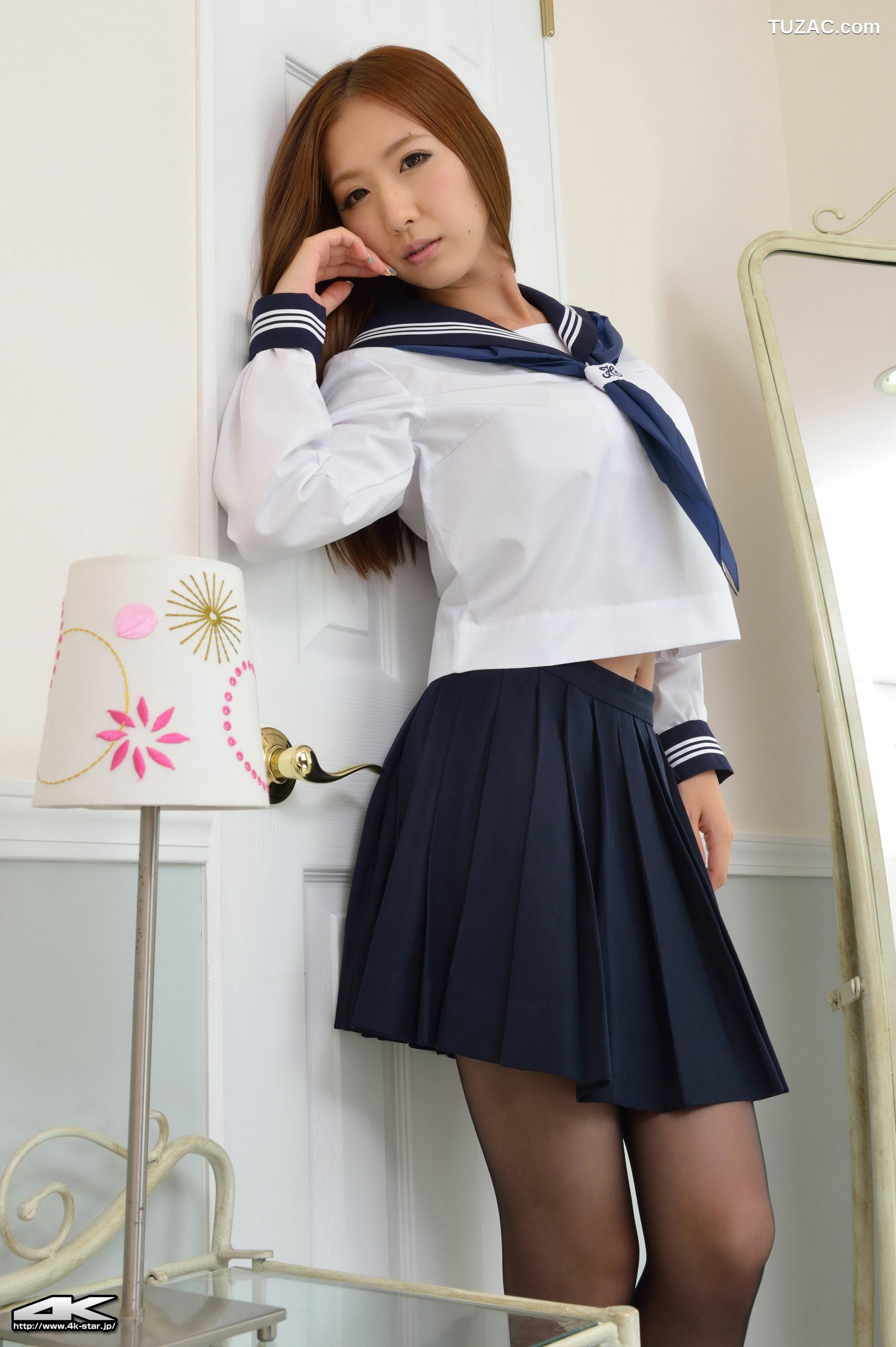 4K-STAR_ NO.00068 岩崎由衣 Sailor Suit 黑丝学妹 写真集[120P]